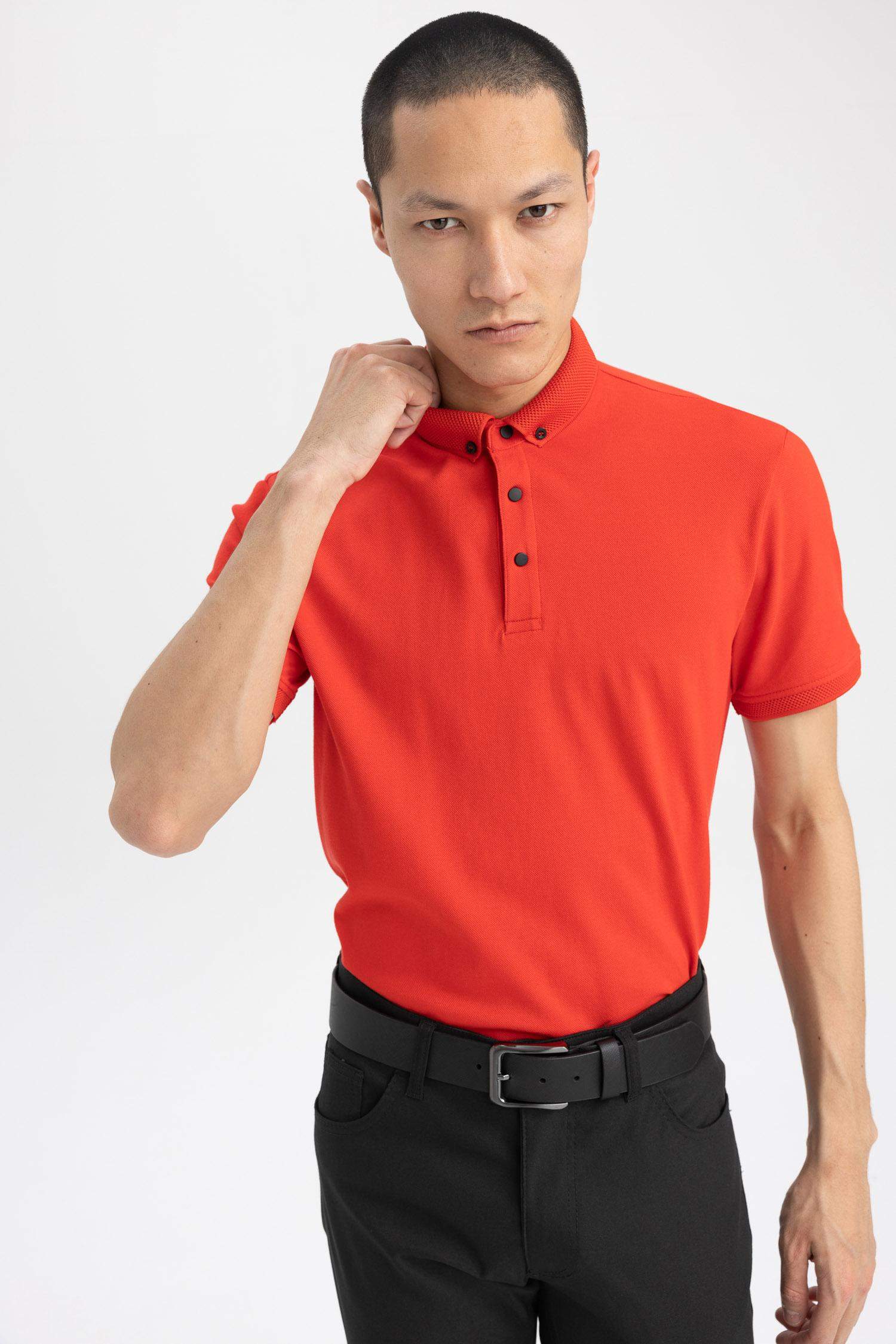 Slim Fit Polo Neck Polo T-Shirt
