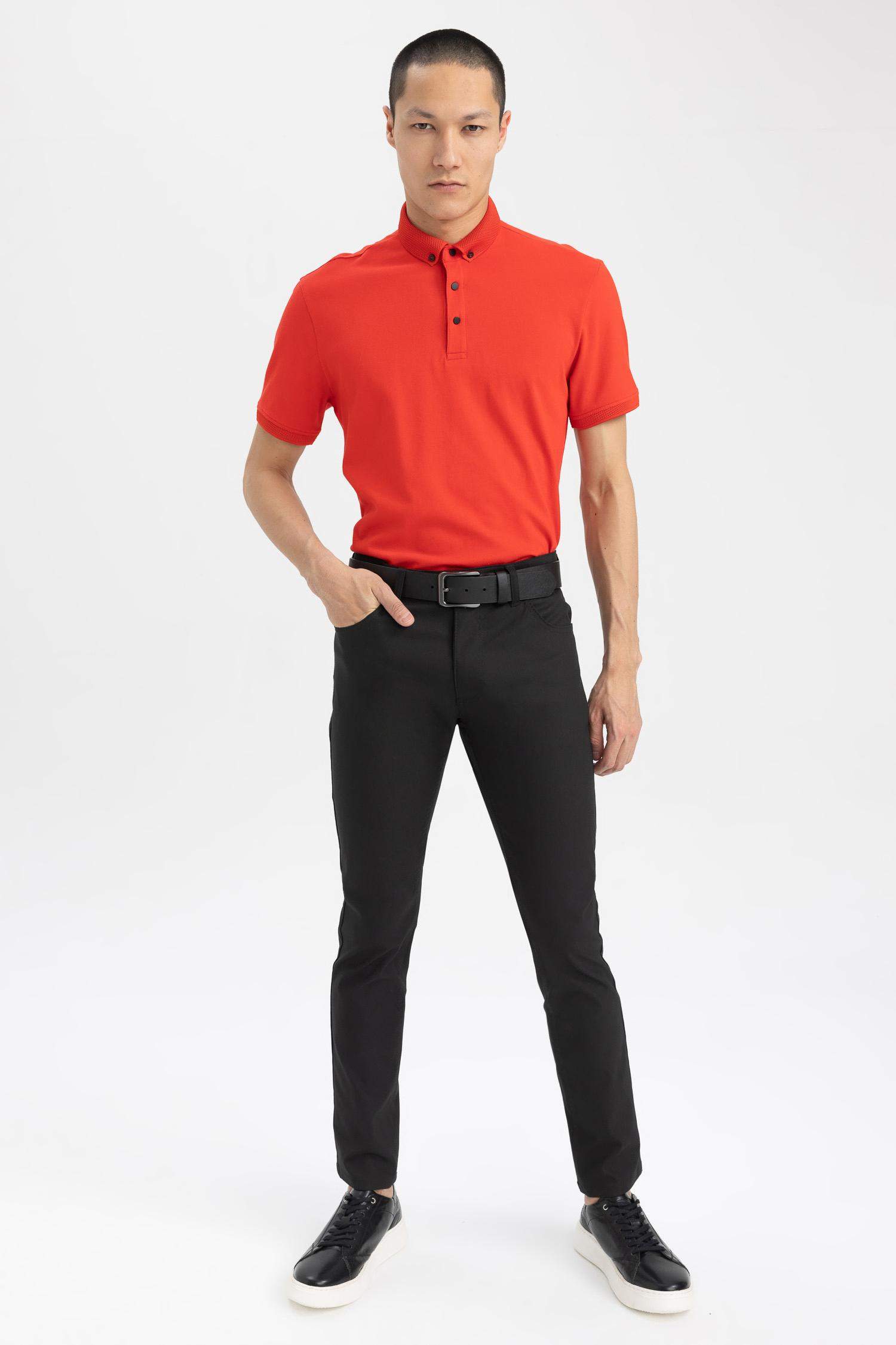 Slim Fit Polo Neck Polo T-Shirt