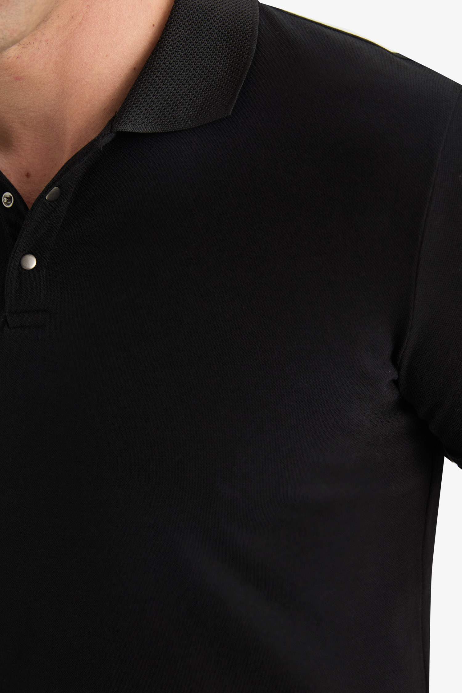 Slim Fit Short Sleeve Basic Polo T-Shirt