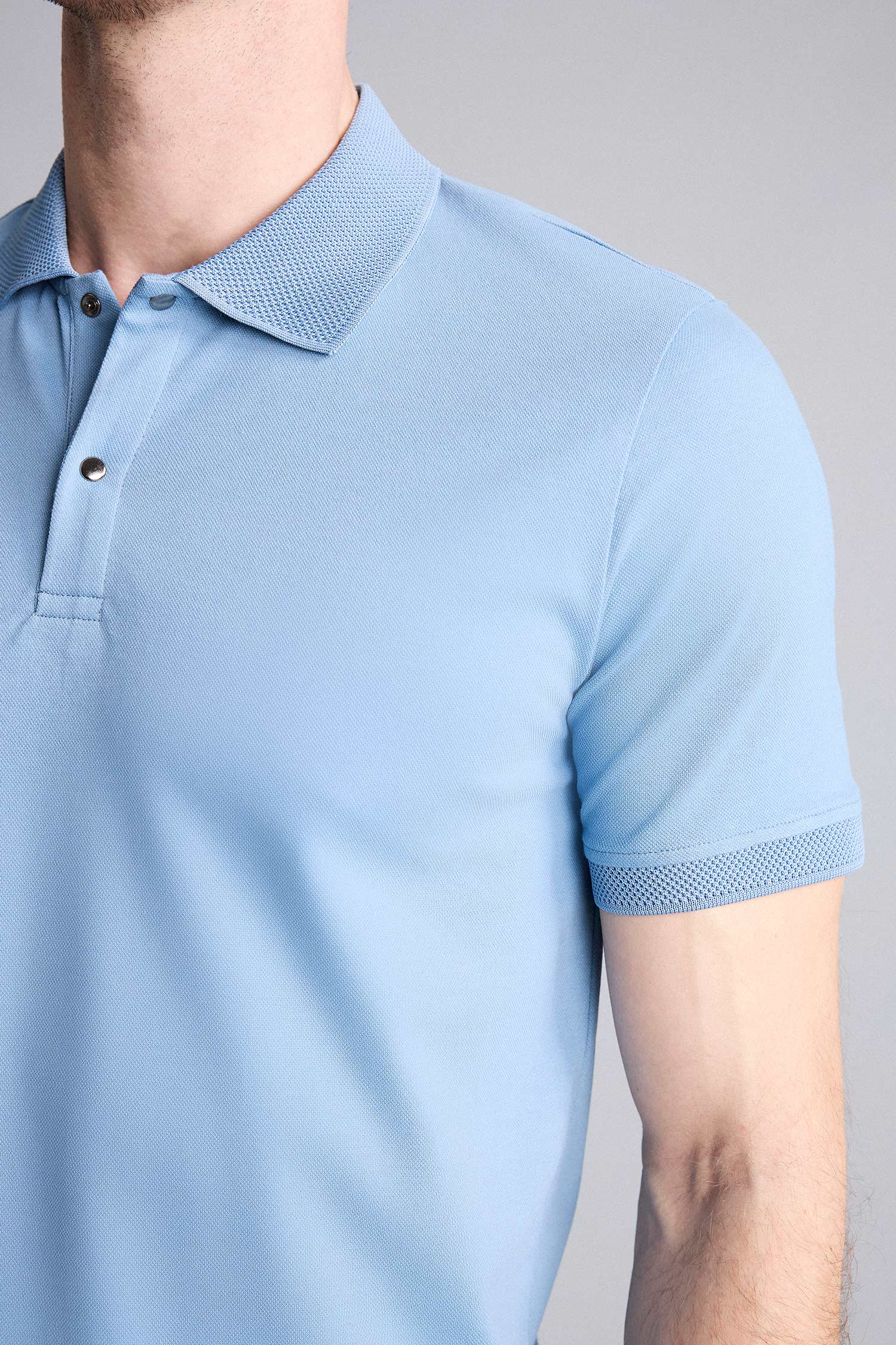 DeFacto Pamuklu Slim Fit Kısa kollu Polo Tişört görsel 4