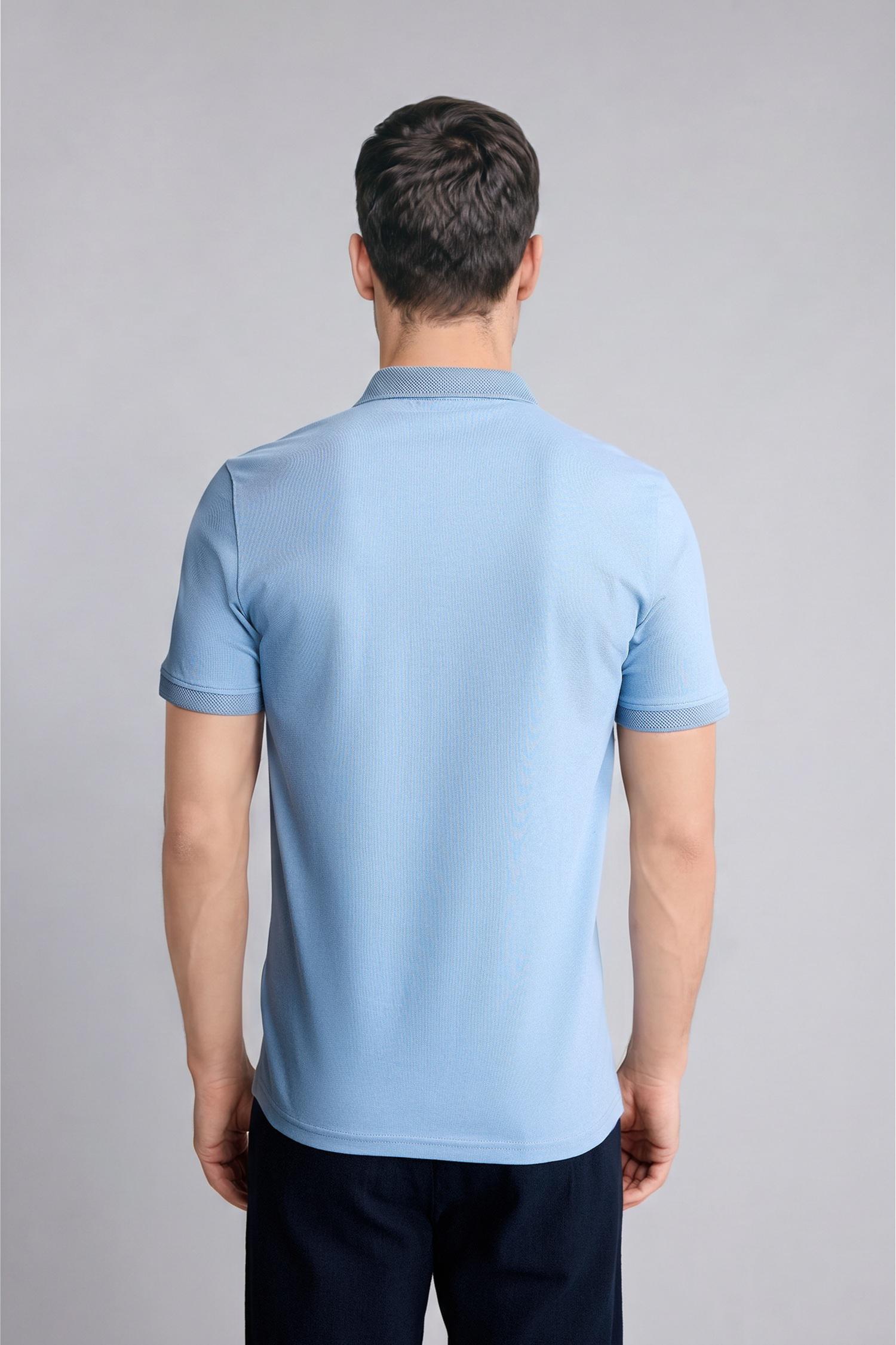 DeFacto Pamuklu Slim Fit Kısa kollu Polo Tişört görsel 5