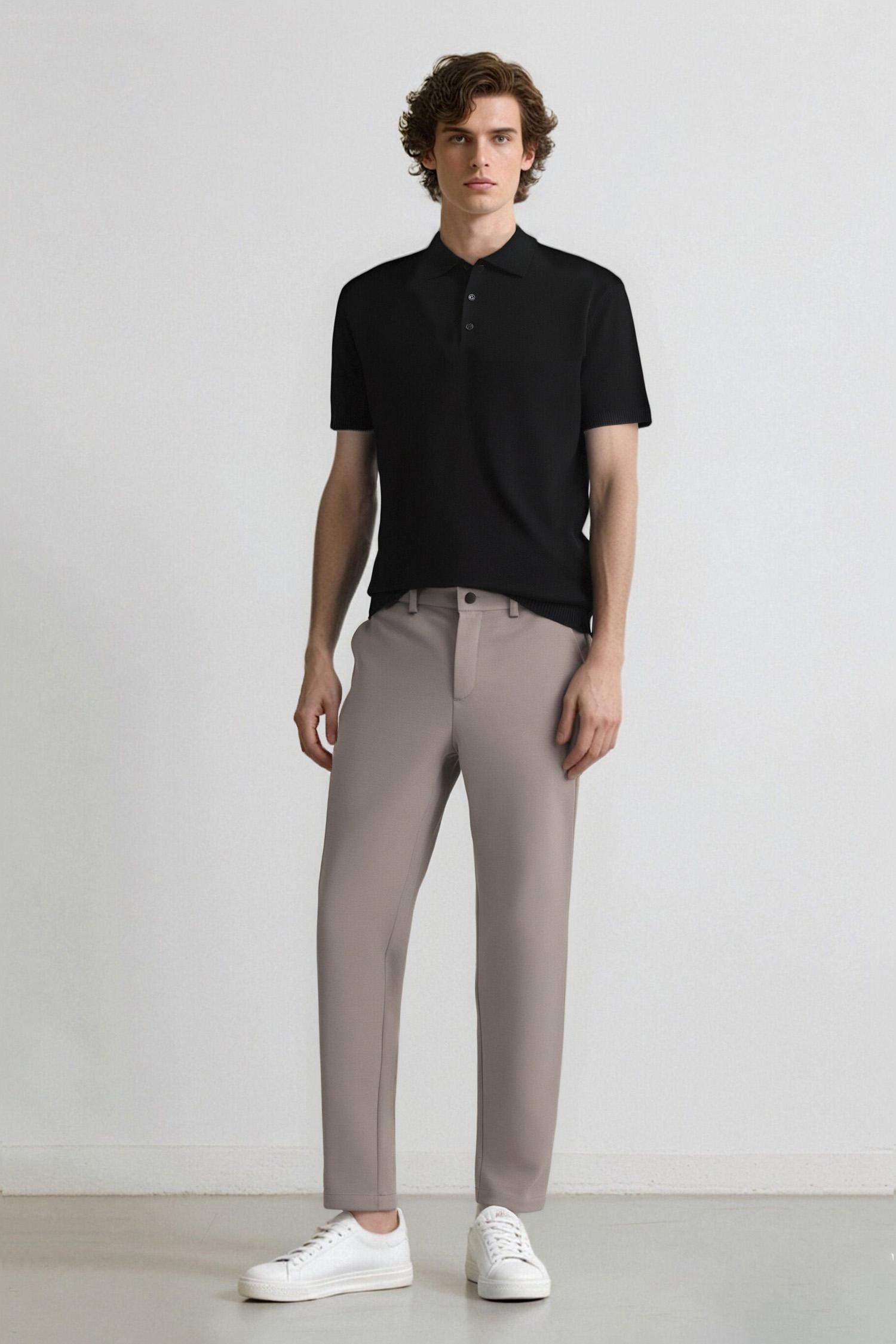 Basic Straight Leg Summer Fabric Joggers