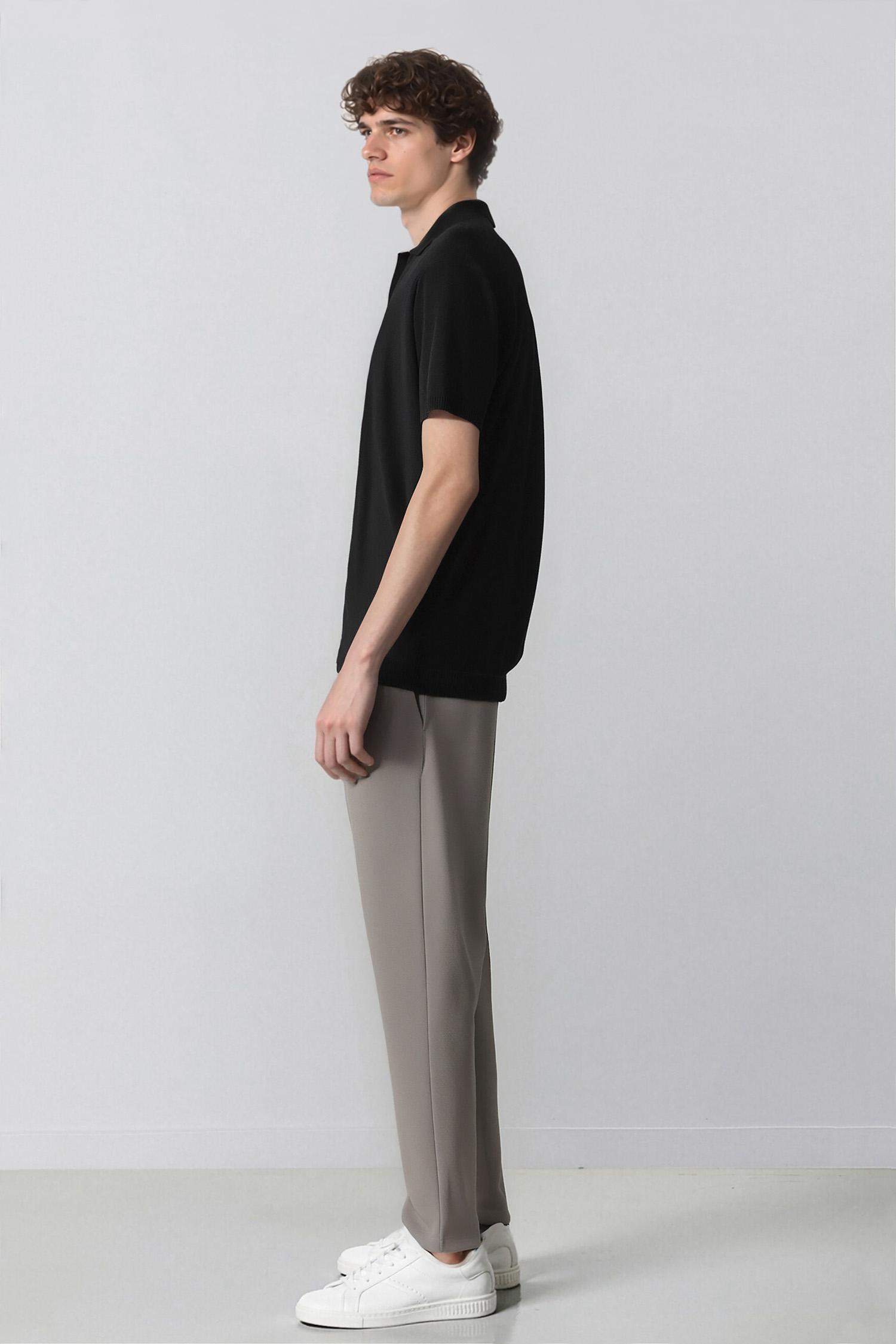 Basic Straight Leg Summer Fabric Joggers