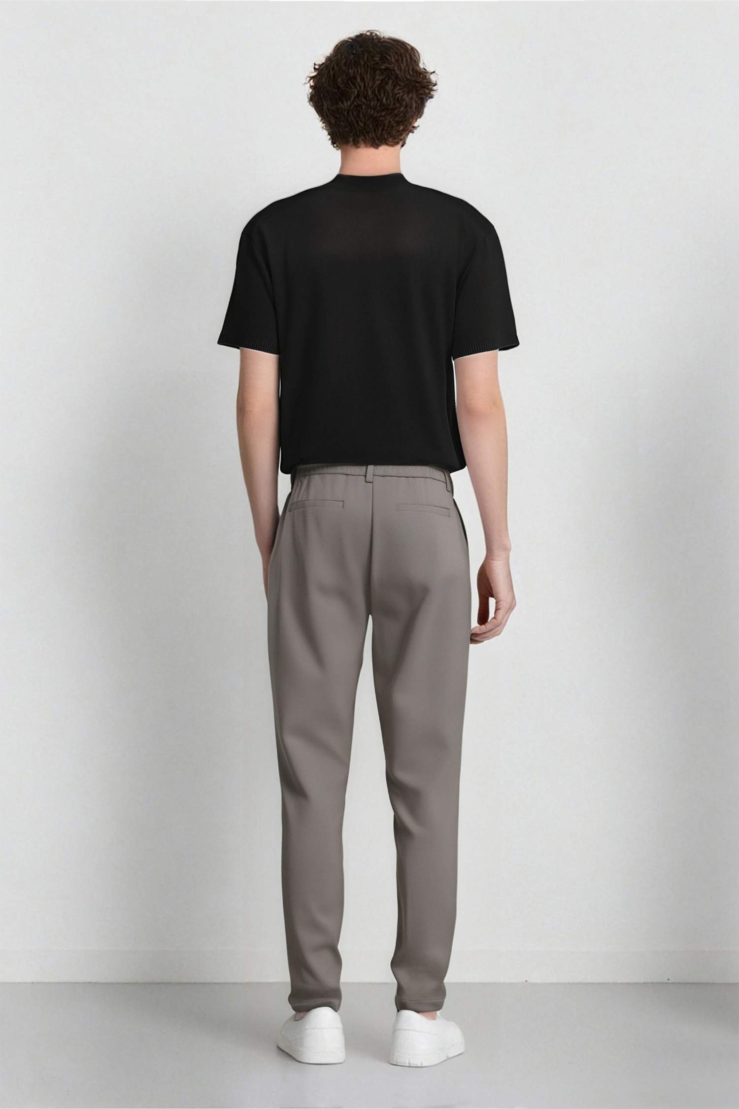 Basic Straight Leg Summer Fabric Joggers