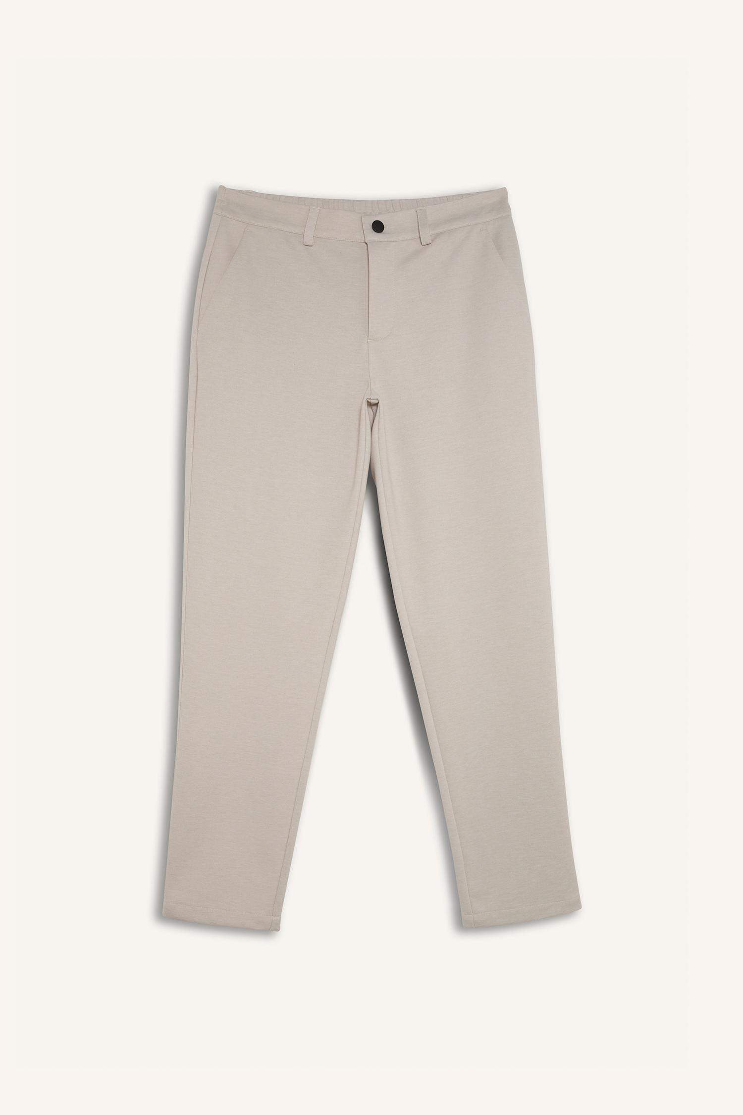 Jogger Düz Paça Her Yöne Esneyen Kumaş Pantolon