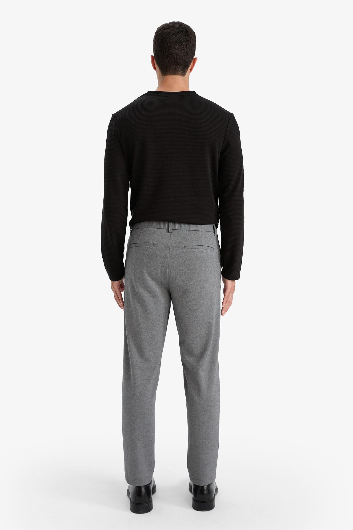 DeFacto Esnek Kumaş Jogger Düz Paça Pantolon görsel 7