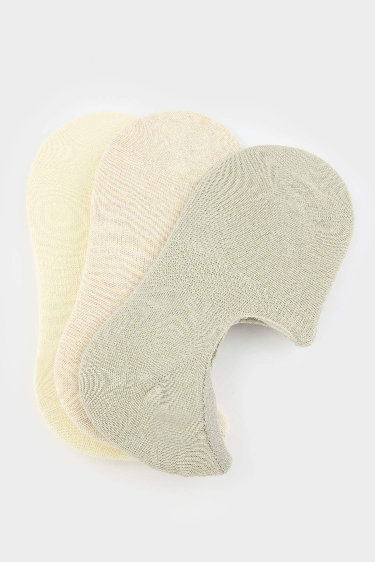 Kadın Görünmez 3'lü Pamuklu Babet Çorap