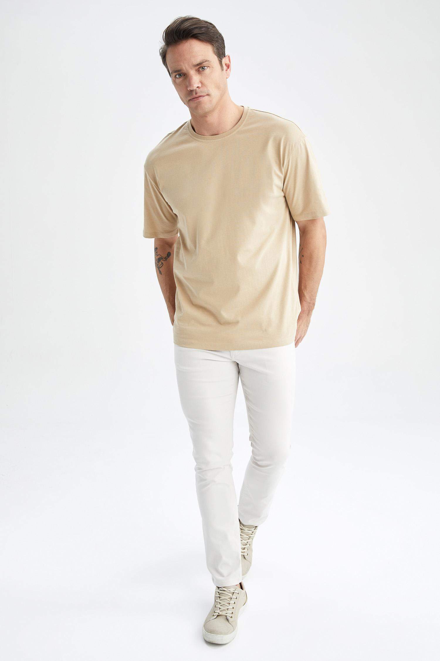 Oversize Fit Crew Neck T-Shirt