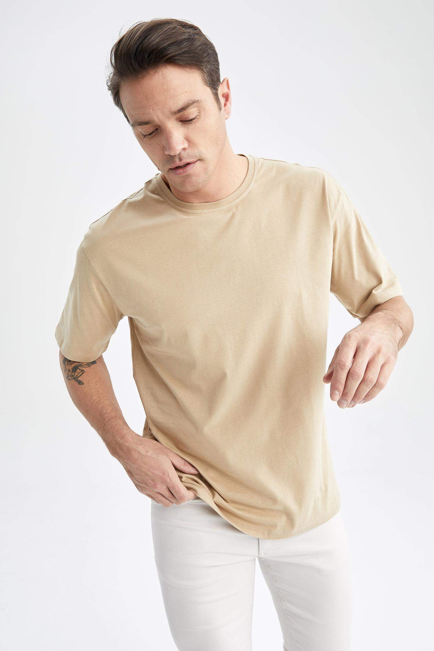 Oversize Fit Crew Neck T-Shirt