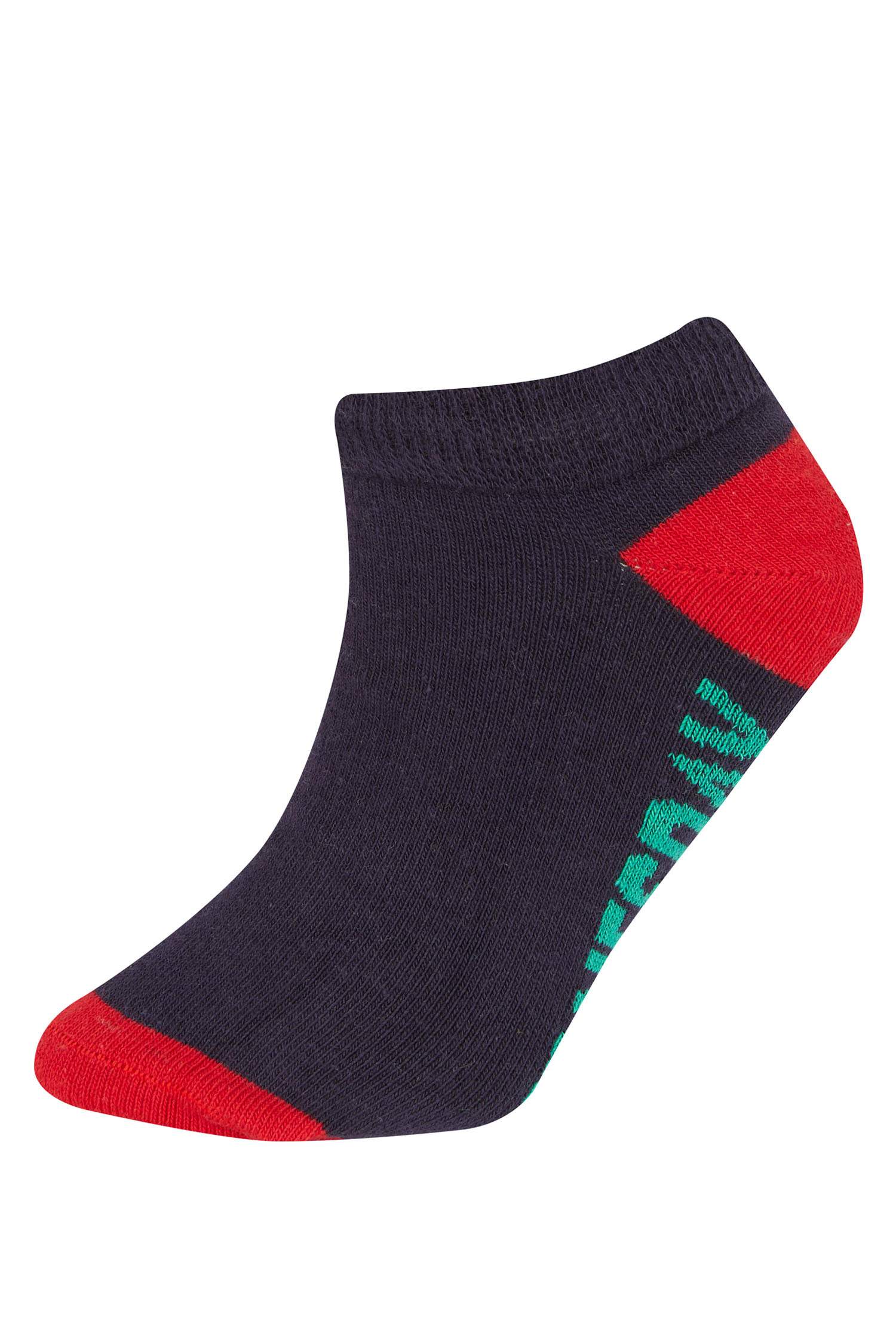 Boy 7 Pack Cotton Booties Socks