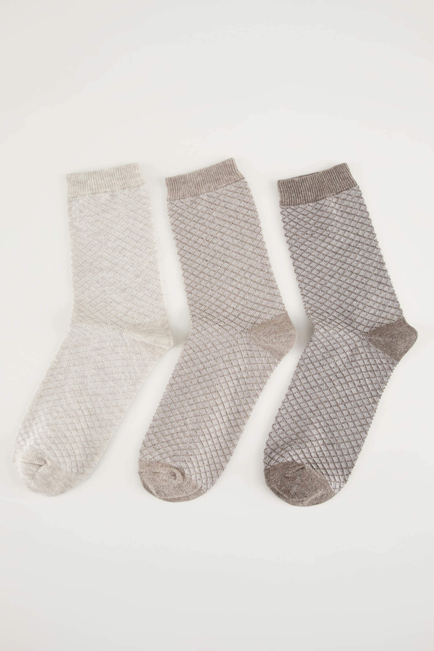 Defacto 3'lü Soket Çorap. 1