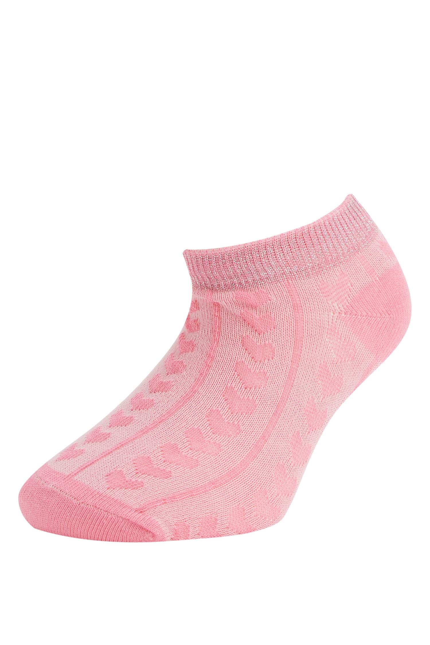 pale pink trainer socks