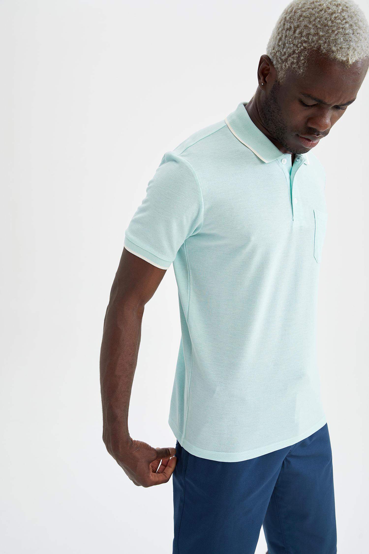 Green Man Regular Fit Polo TShirt 2058728 DeFacto