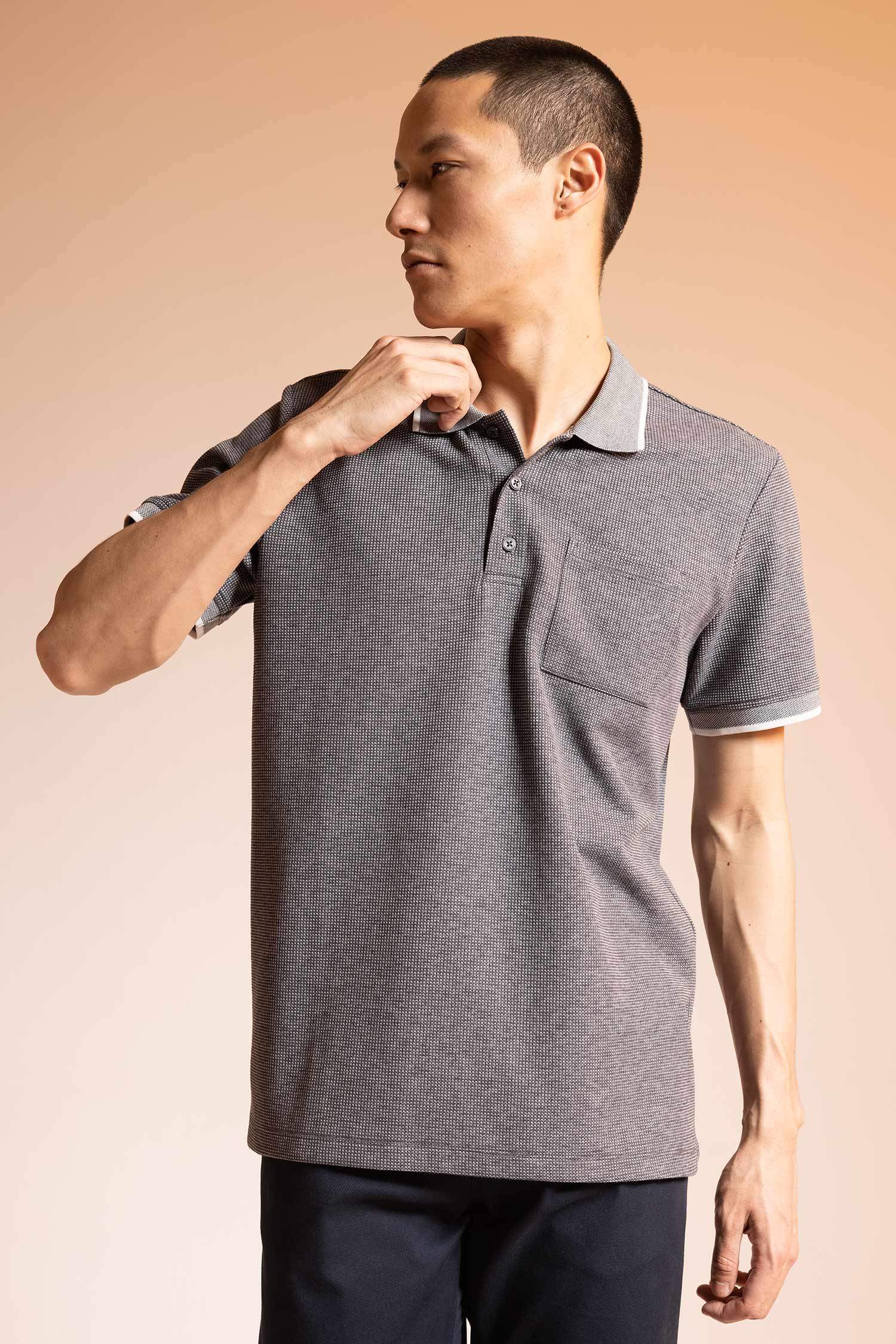 Футболка поло стандартного кроя