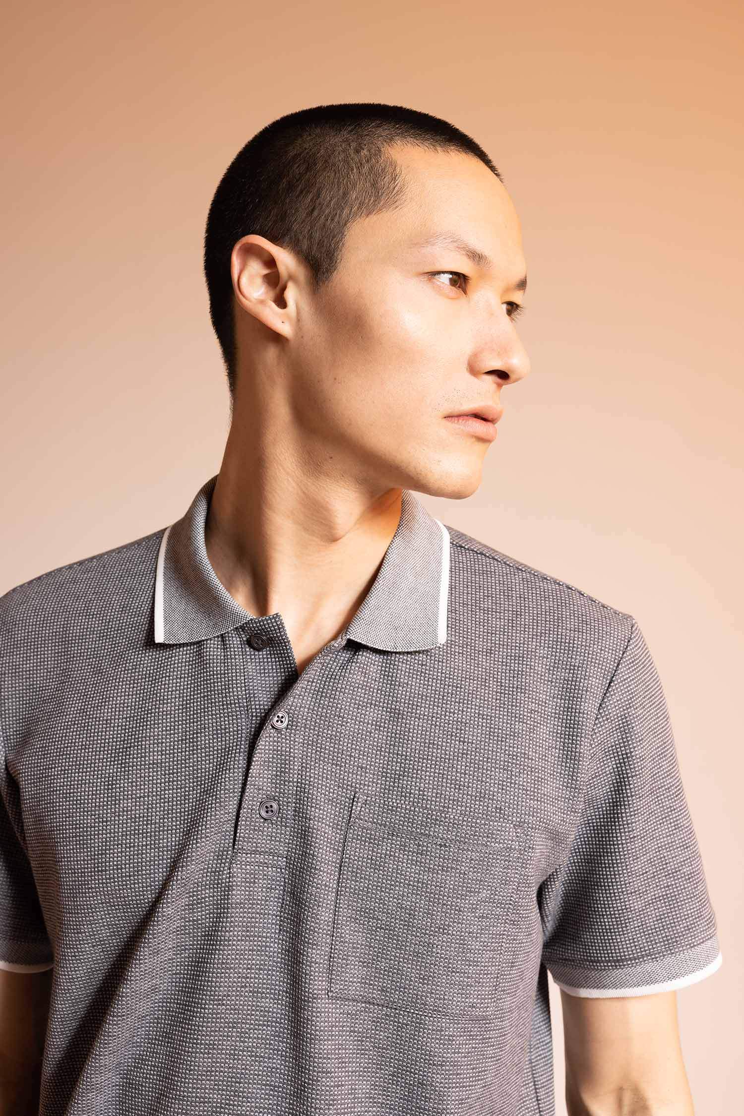 Футболка поло стандартного кроя