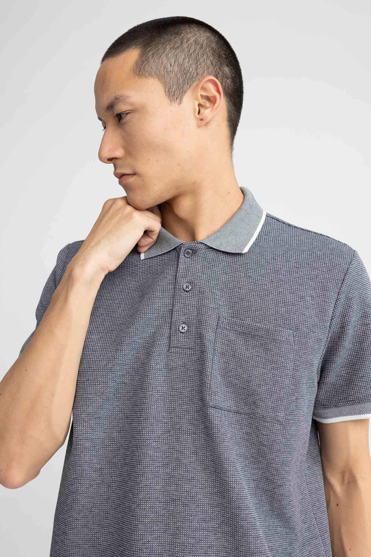 Футболка поло стандартного кроя