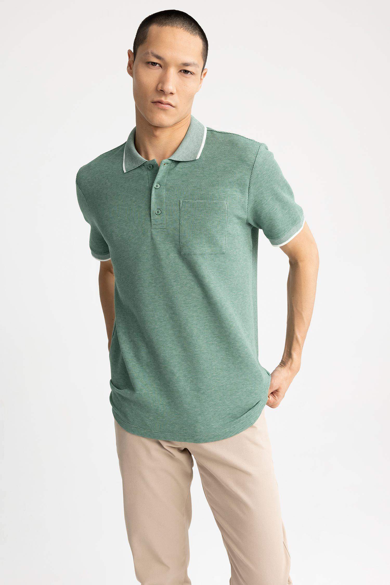 Футболка поло стандартного кроя