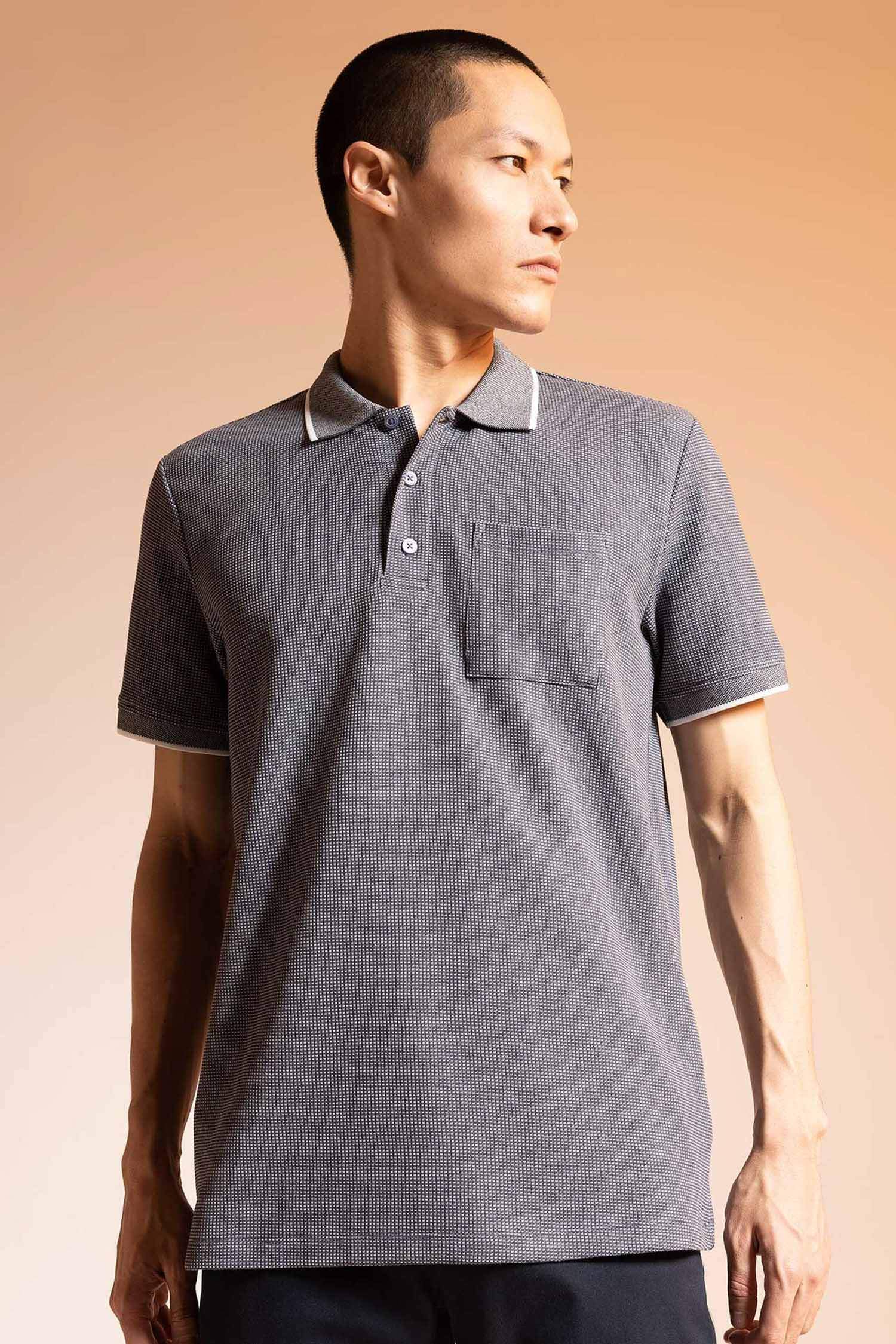 Футболка поло стандартного кроя