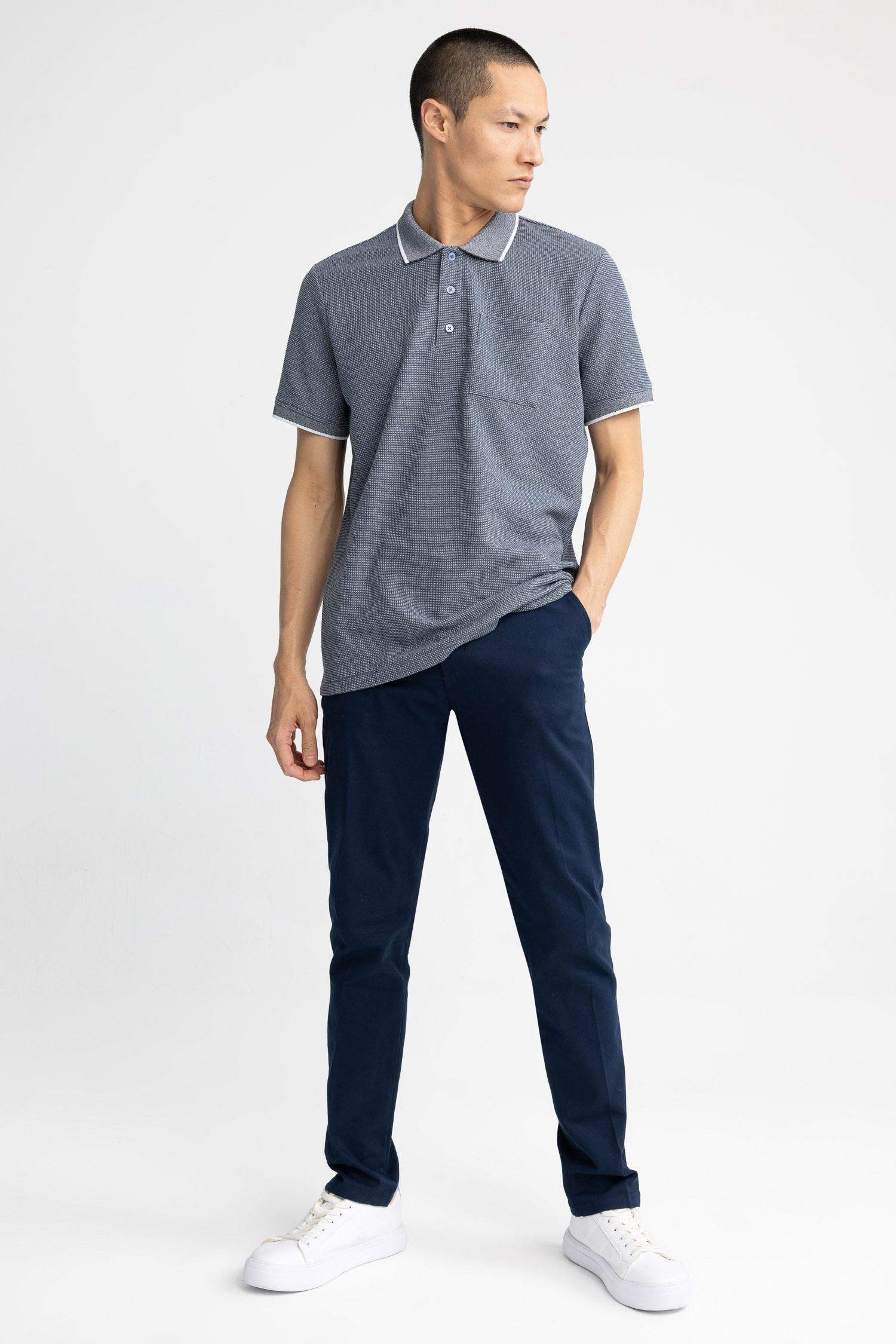 Футболка поло стандартного кроя