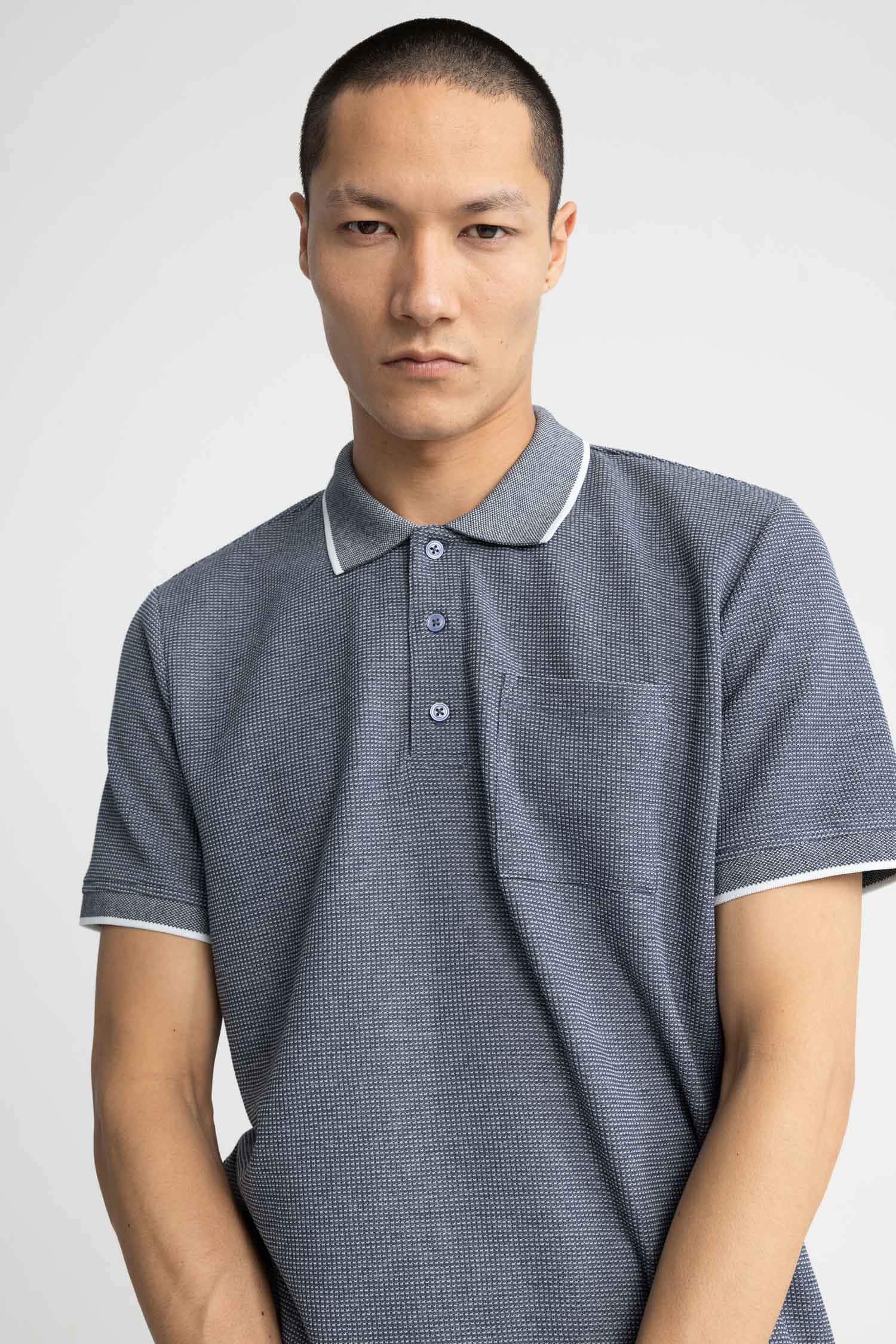 Футболка поло стандартного кроя