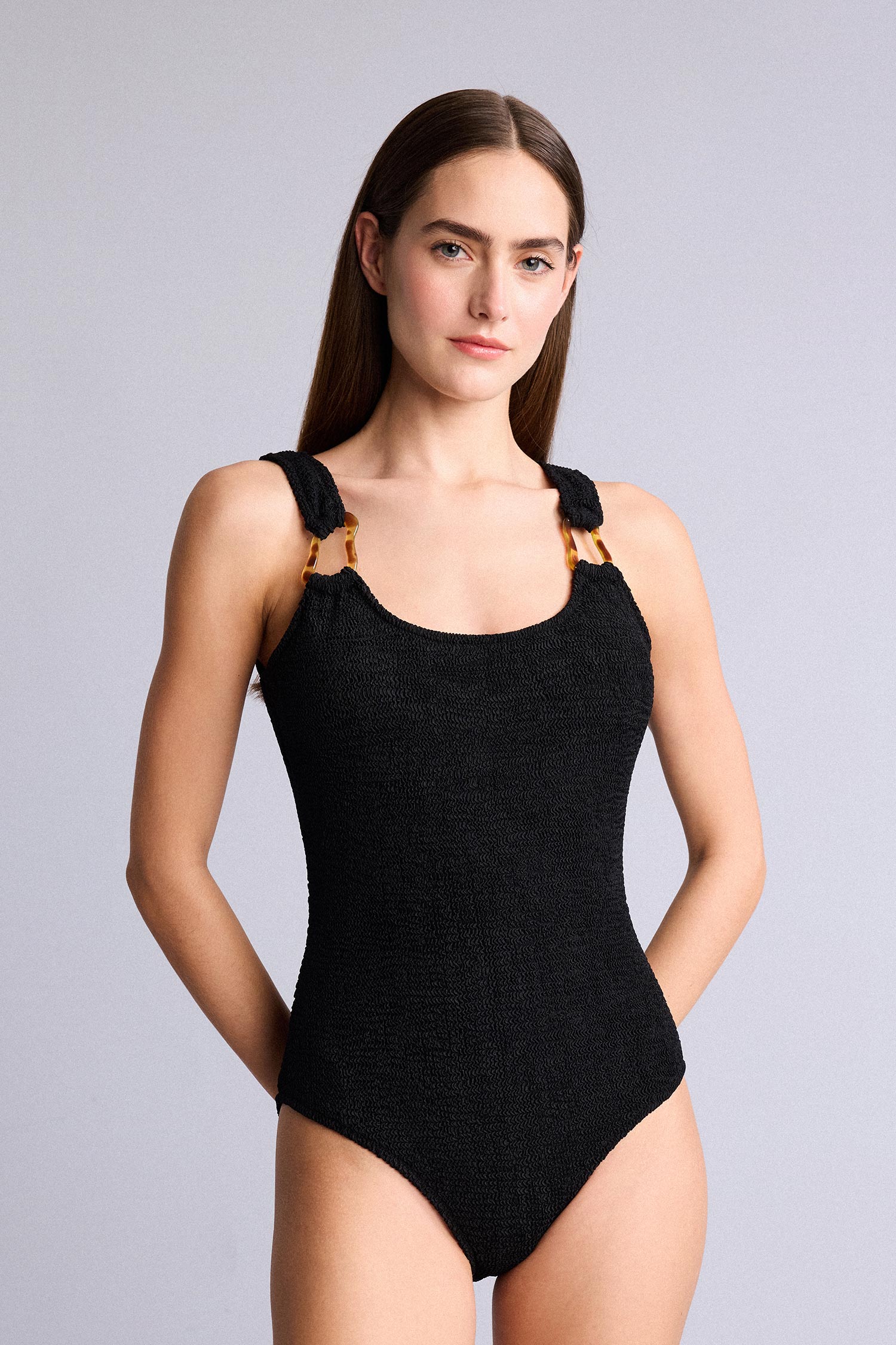 DeFacto Regular Fit Kırışık Dokulu Mayo