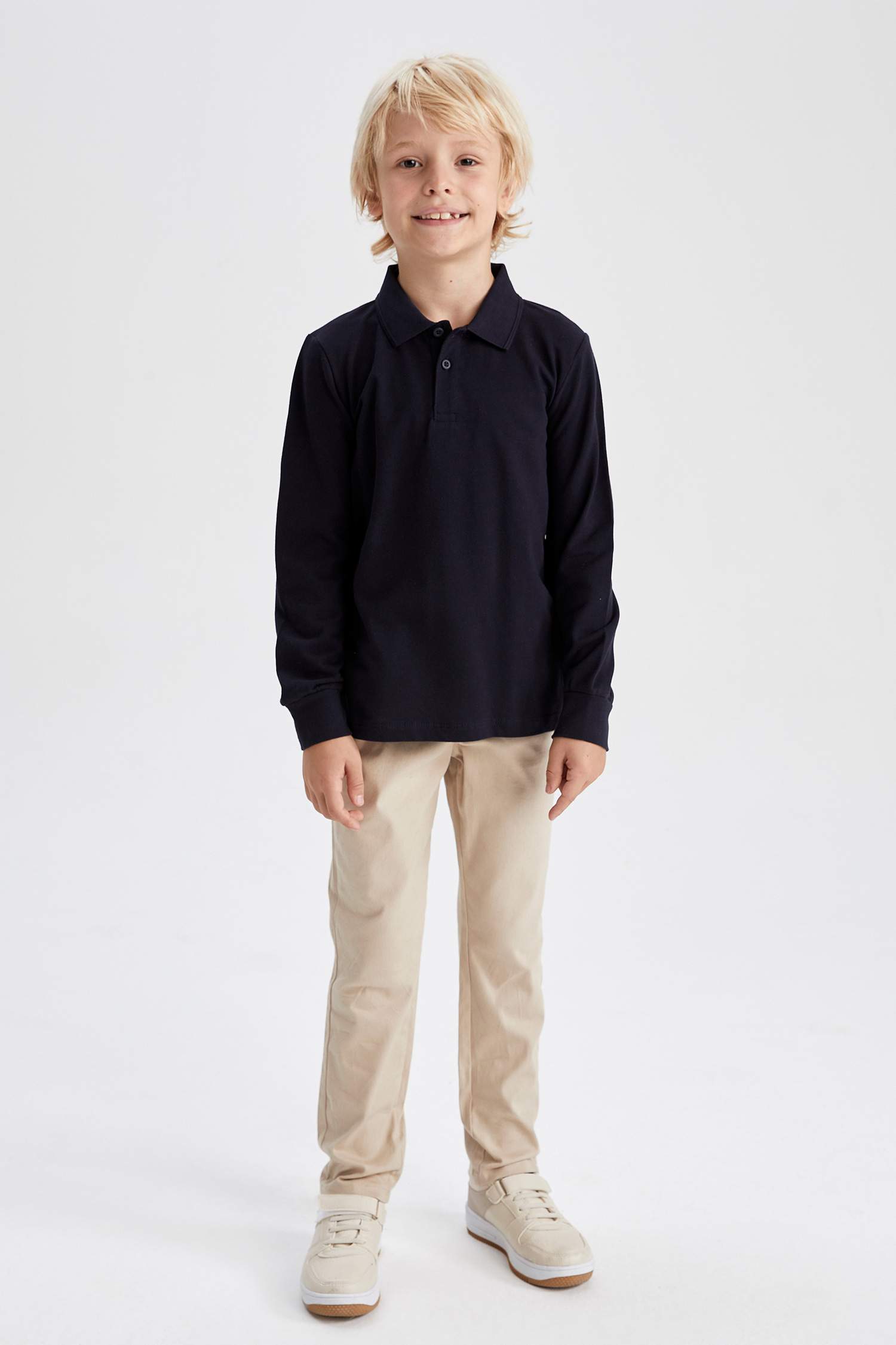 Ұлдарға қалыпты пішім габардин Шалбар