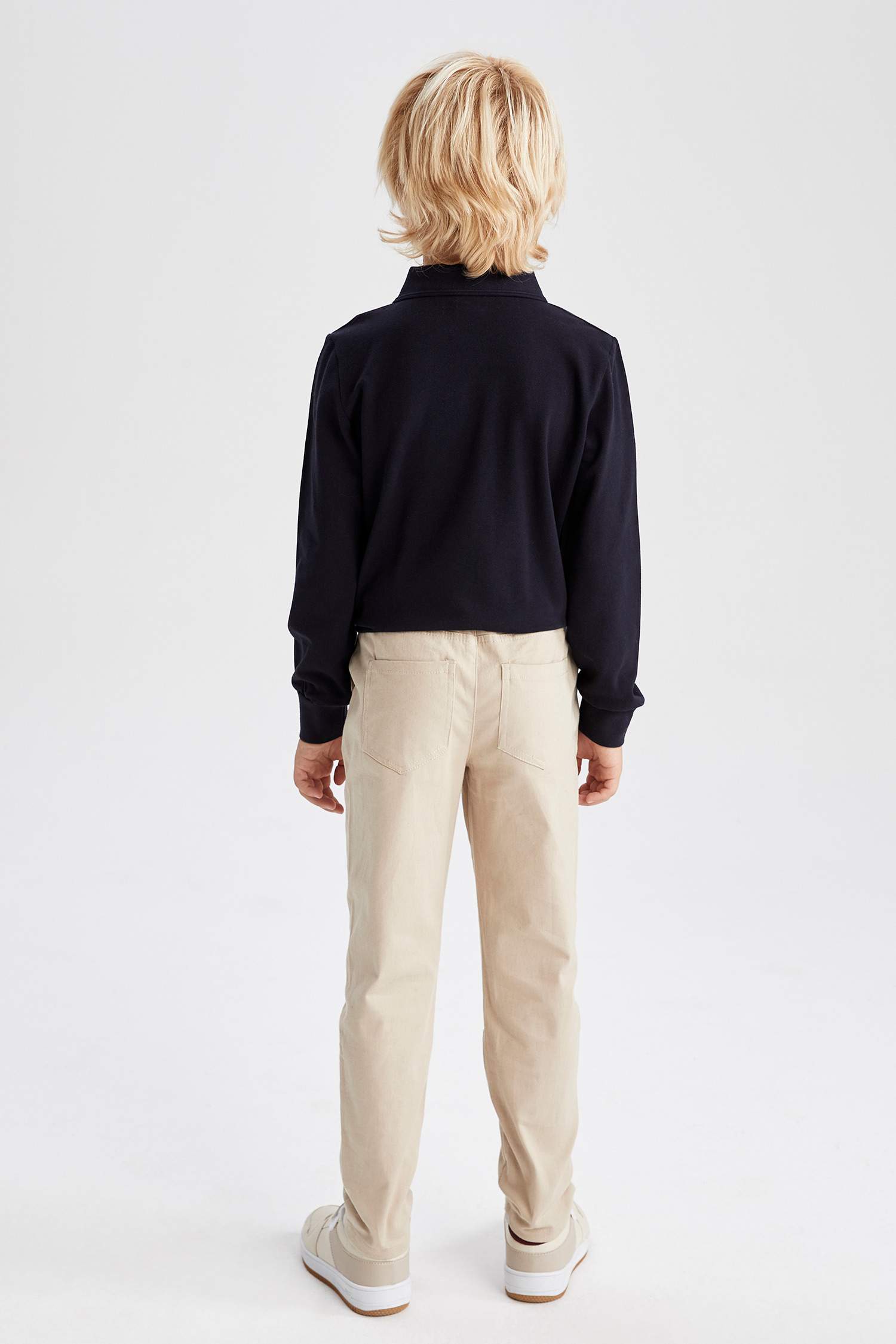 Ұлдарға қалыпты пішім габардин Шалбар