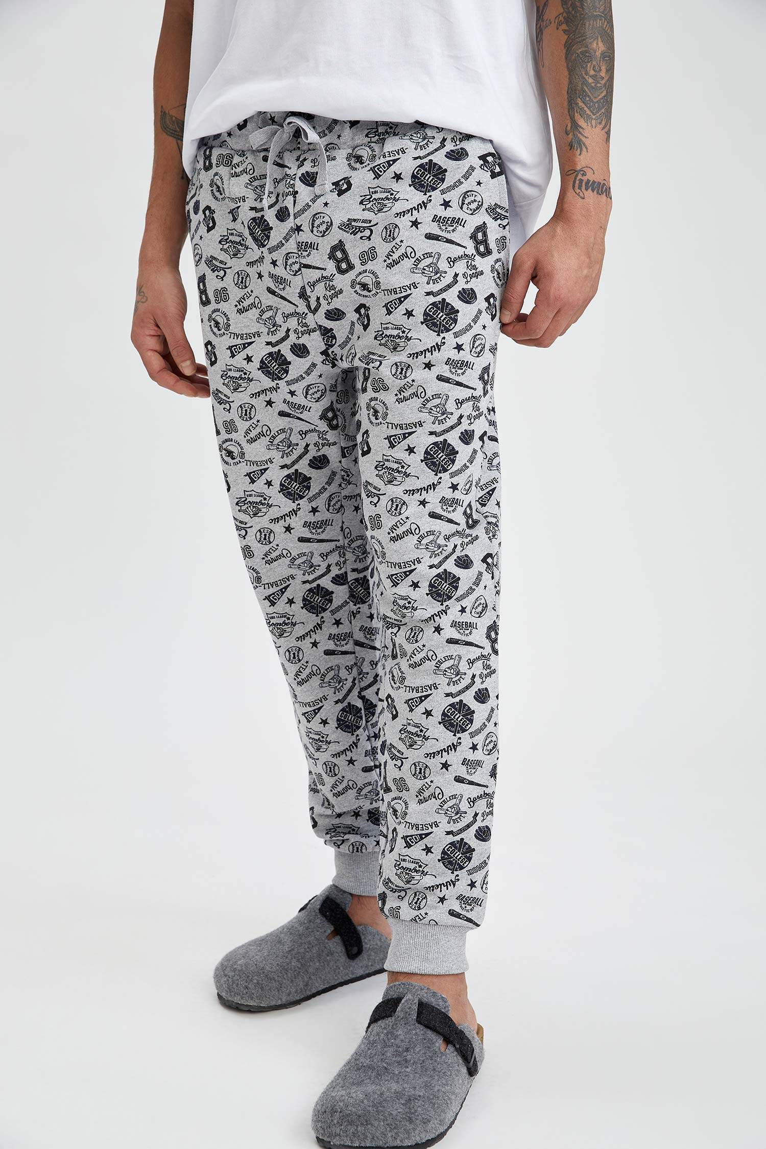 Defacto Desenli Regular Fit Pijama Alt. 1