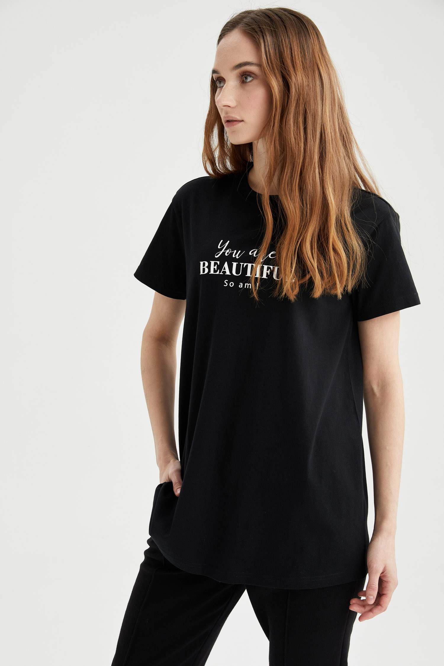 Woman Short Sleeve Tunic 1833161 | DeFacto