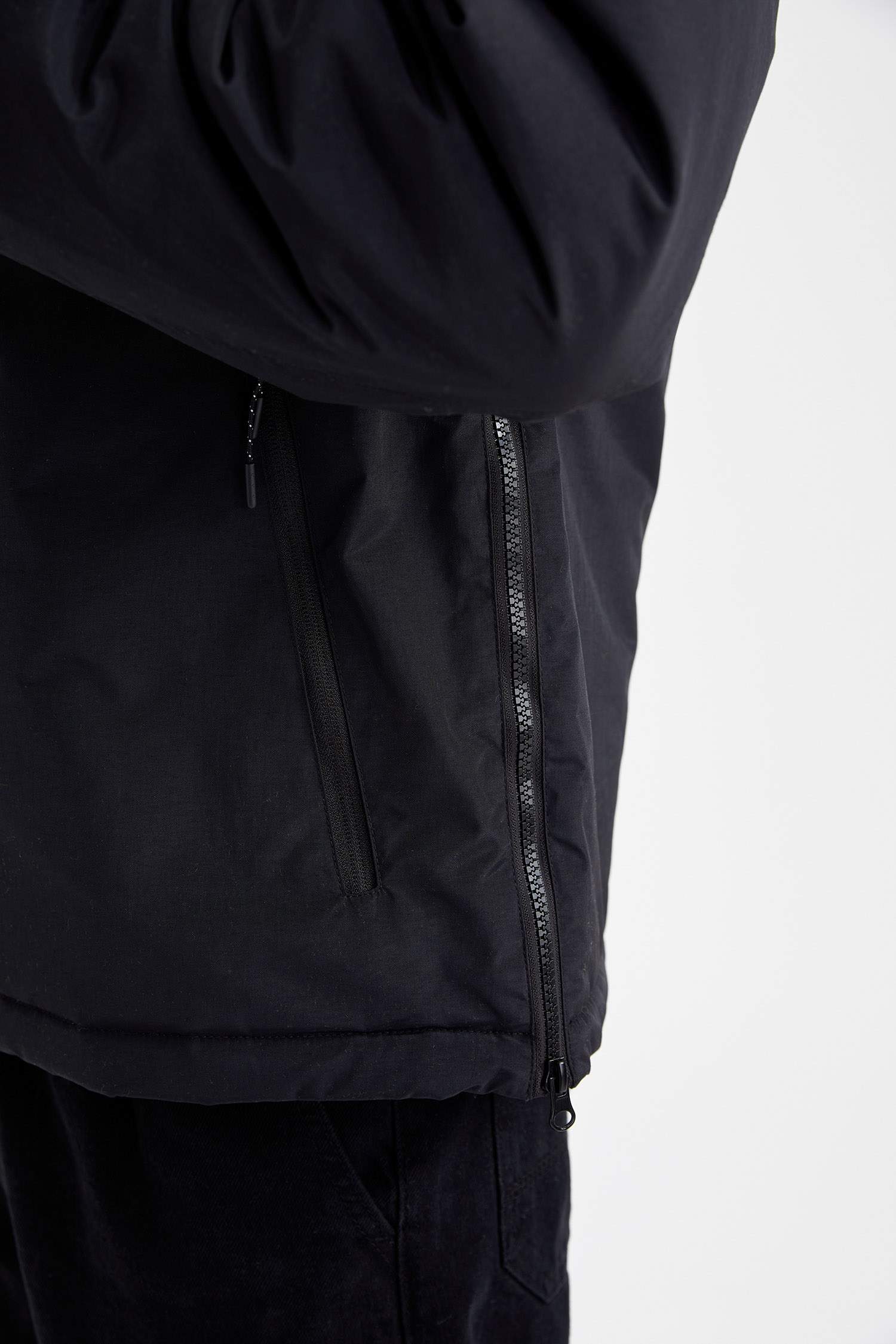 Defacto Slim Fit Kapüşonlu Baskılı Kanguru Cepli Mont. 7