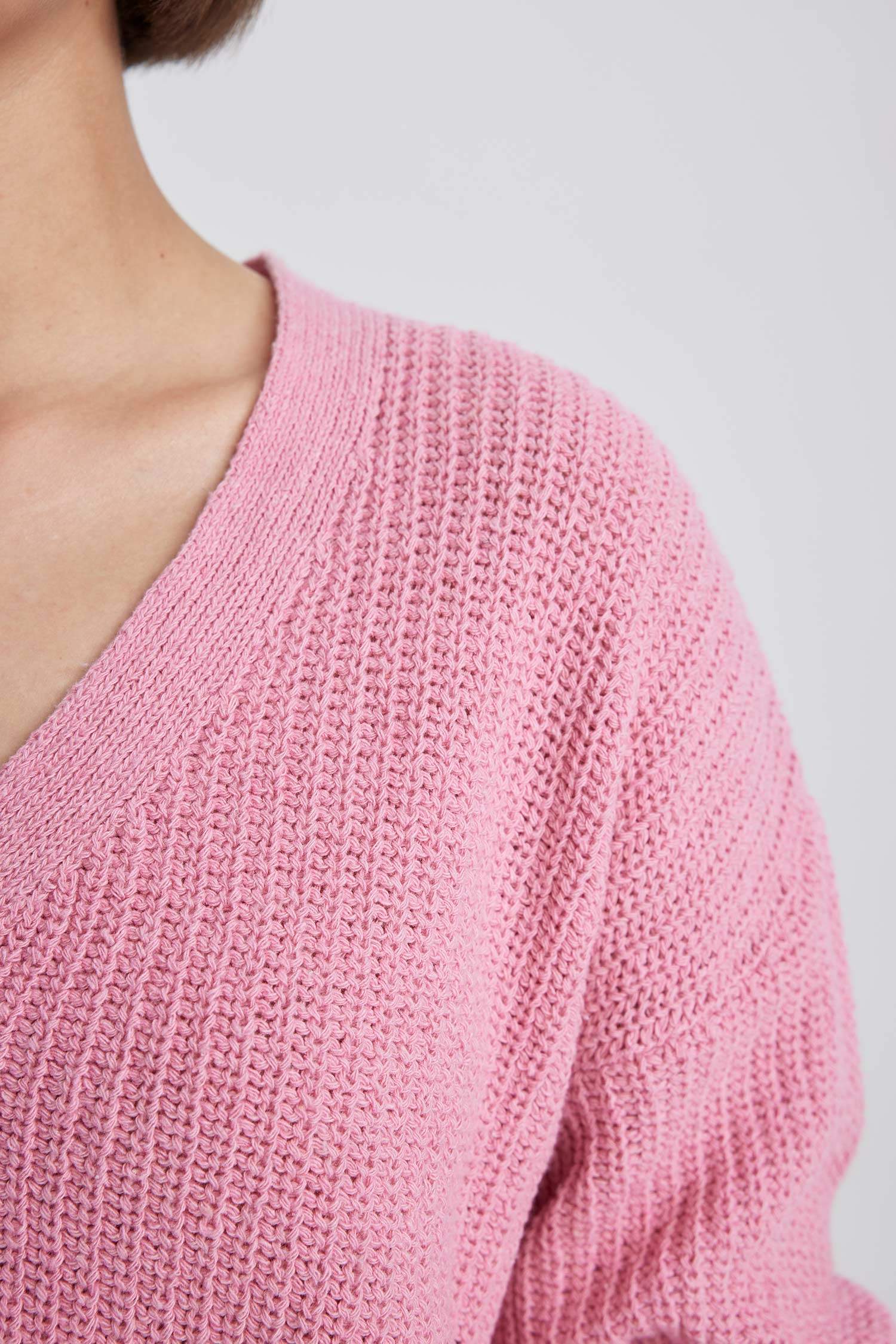 қалыпты пішім v жаға трикотаж Кардиган