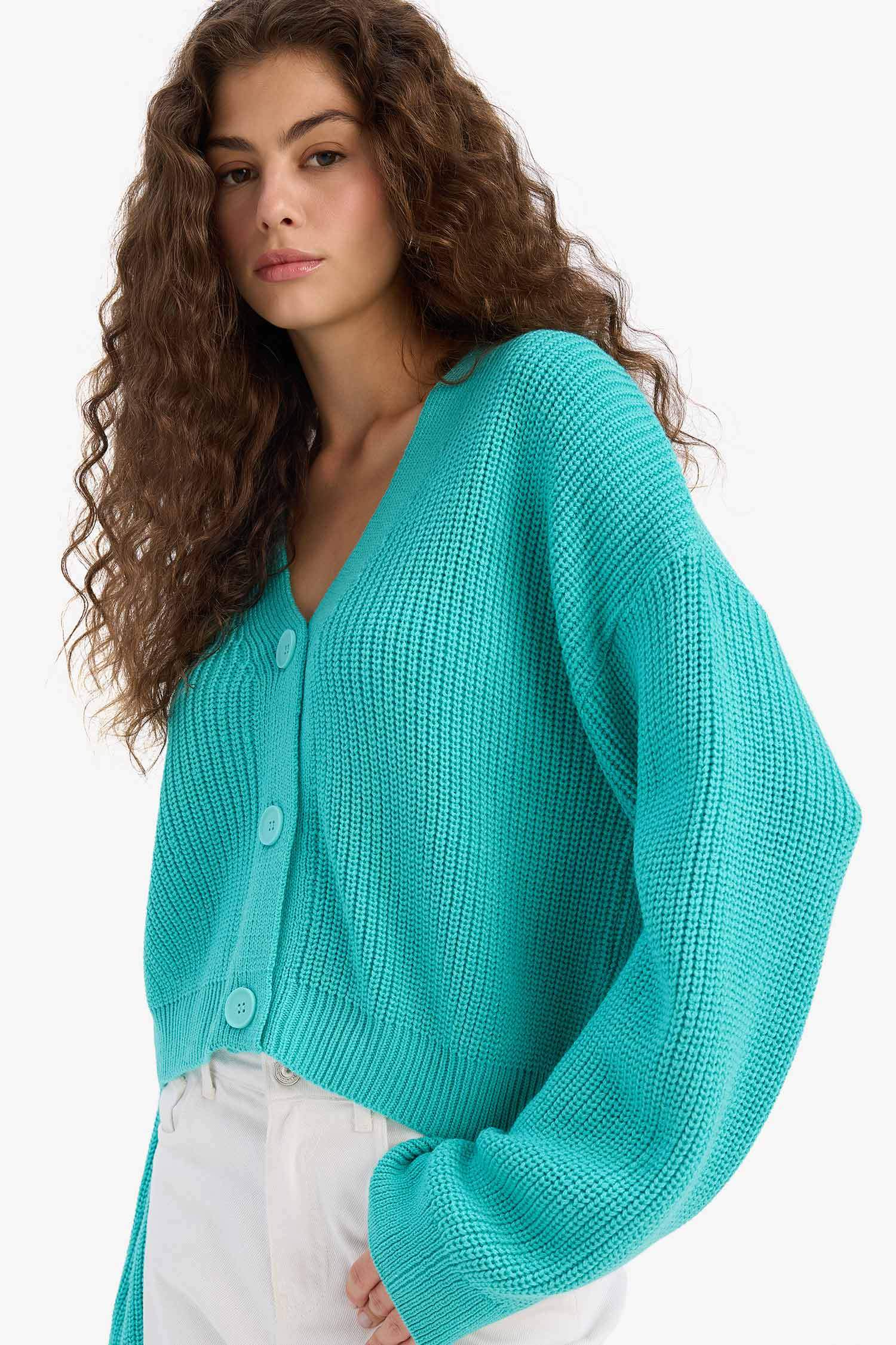 Regular Fit V-Neck Cardigan