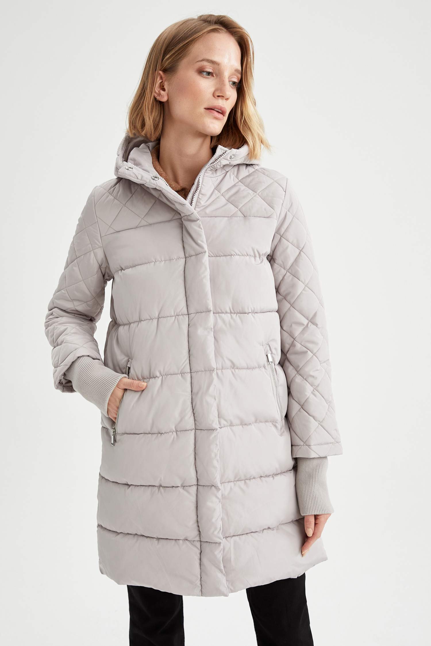 thermal long coat