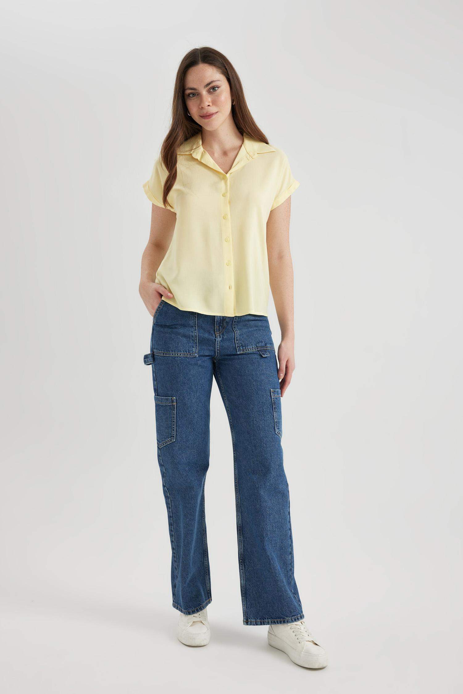 Regular Fit Basic Short Sleeve Shirt