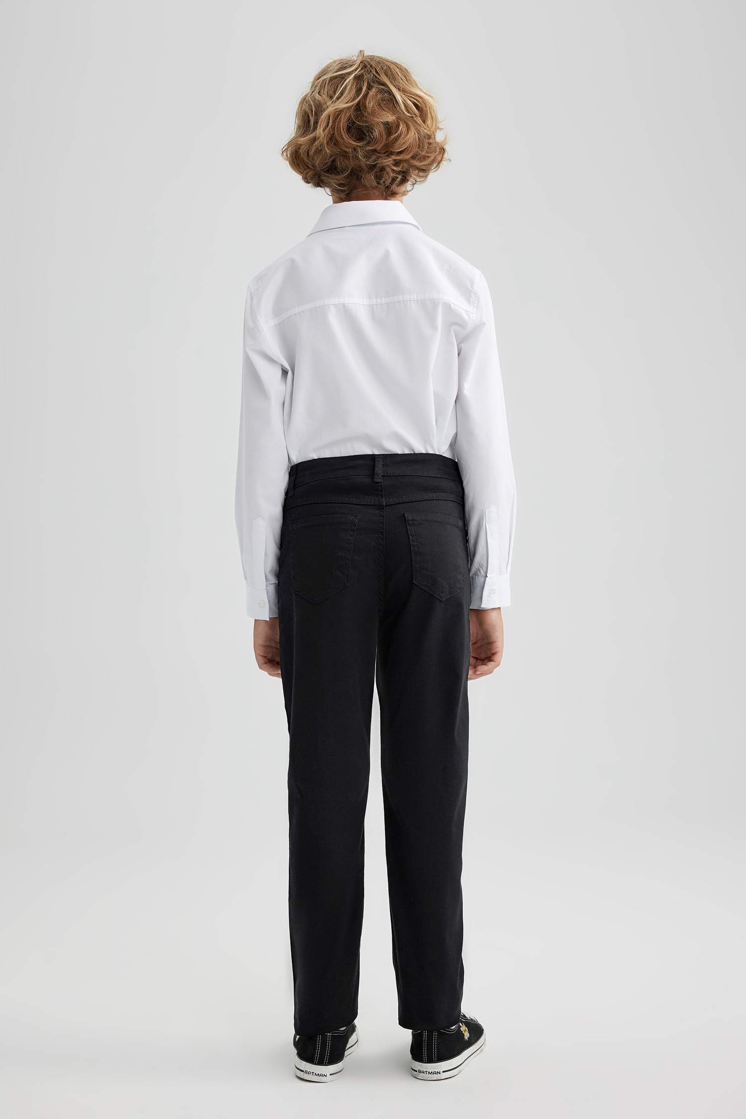 Regular Fit Gabardine Trousers
