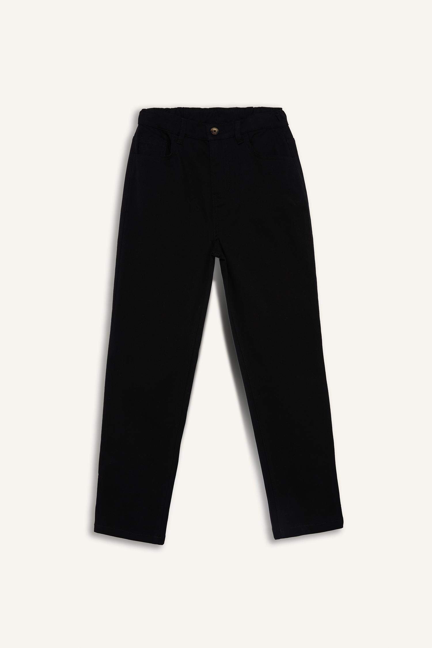 بنطرون ولادي كحلي للمدرسة جبردين قصة عادية