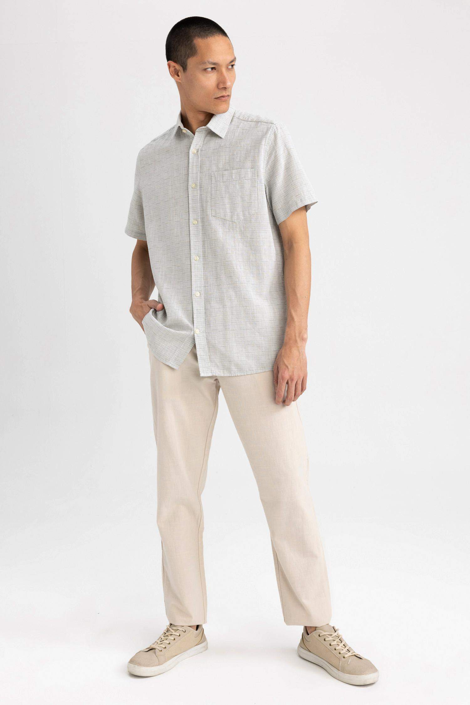 قميص بولو نص كم قصة عادية