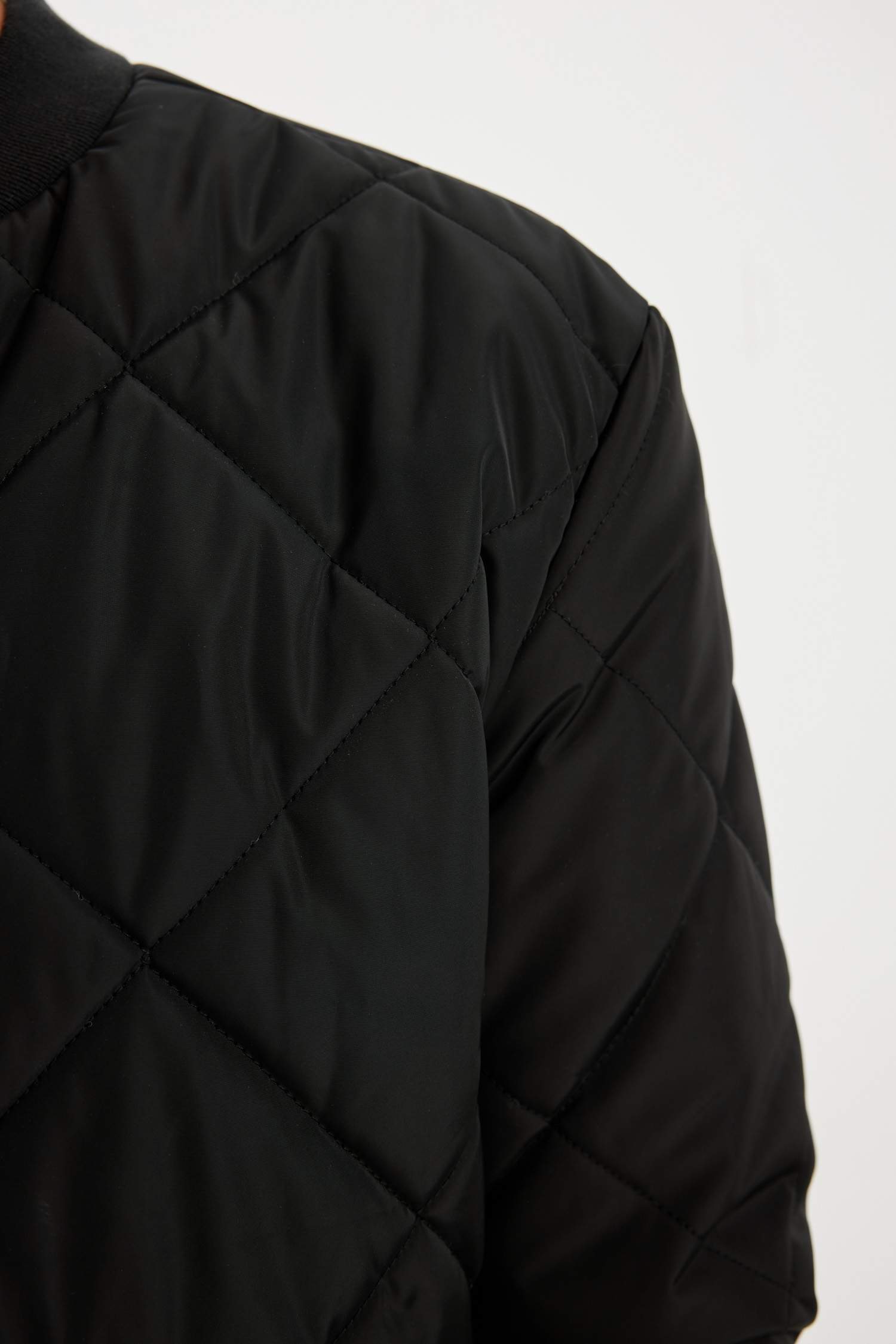 Su İtici Slim Fit Dar Kesim Bomber Kolej Yaka Fermuarlı Cepli Astarlı Mevsimlik Mont