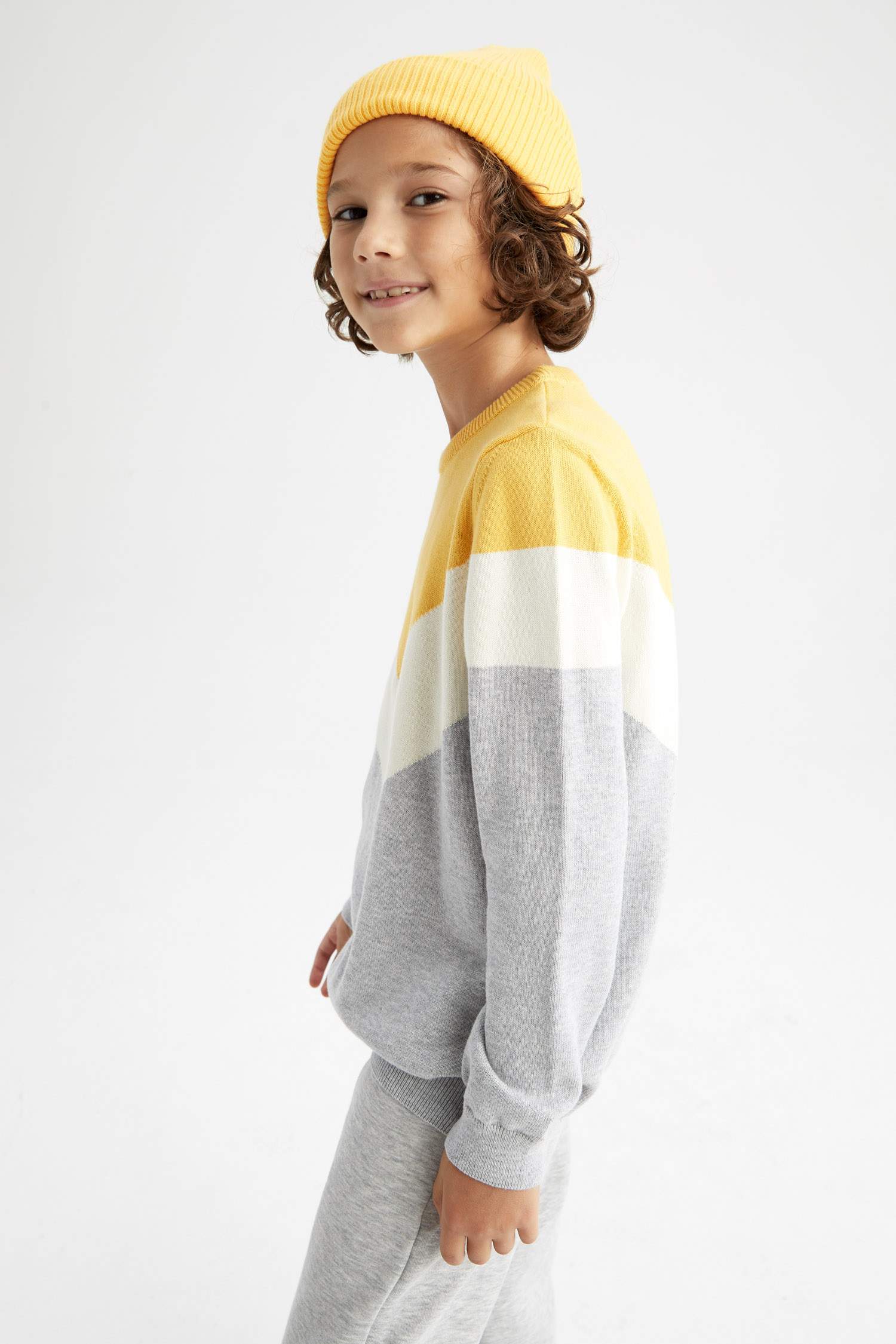 Свитер стандартного кроя для мальчиков, Школьная коллекция