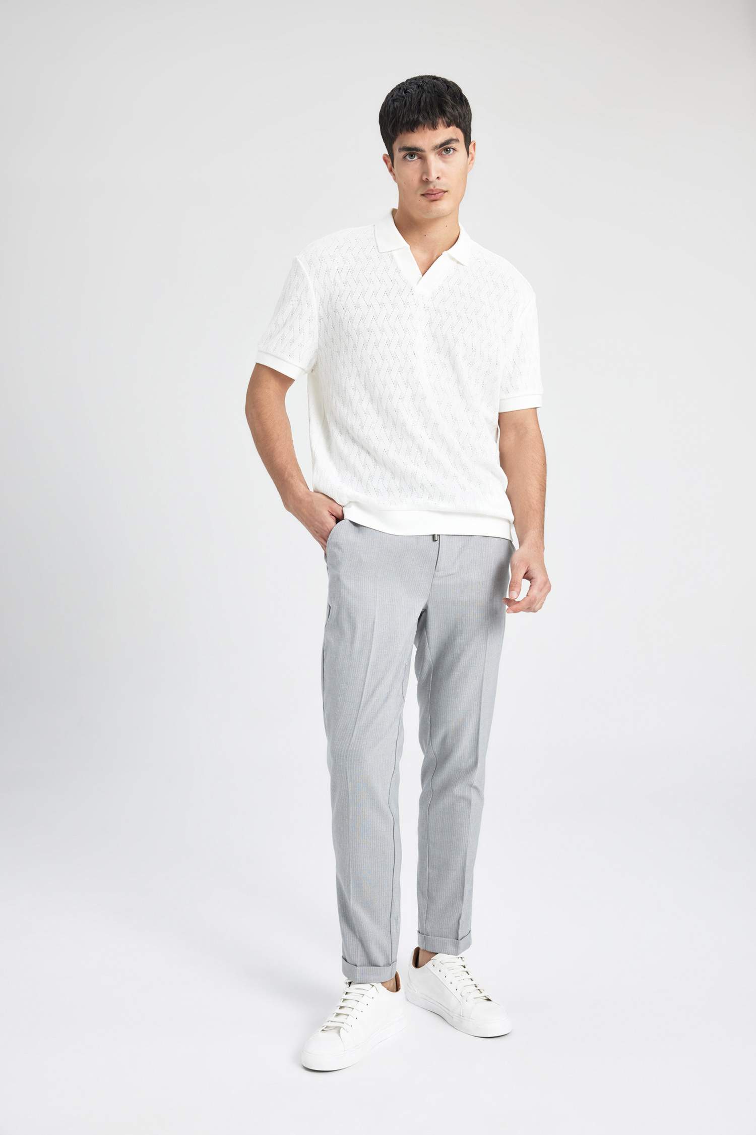 jogger Double Hem Trousers