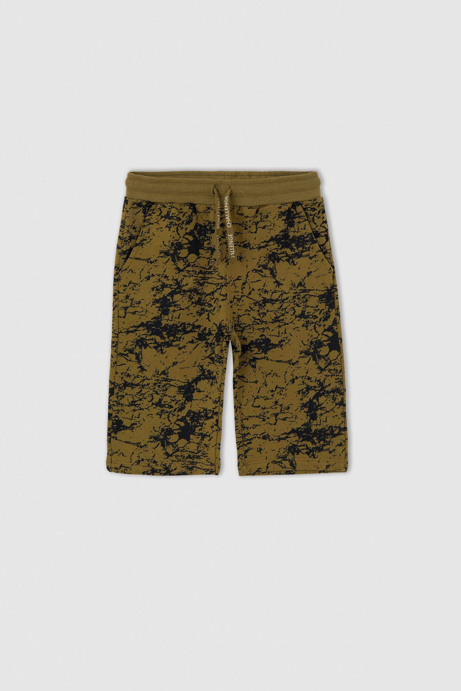 Boys elastic waist khaki shorts Clearance