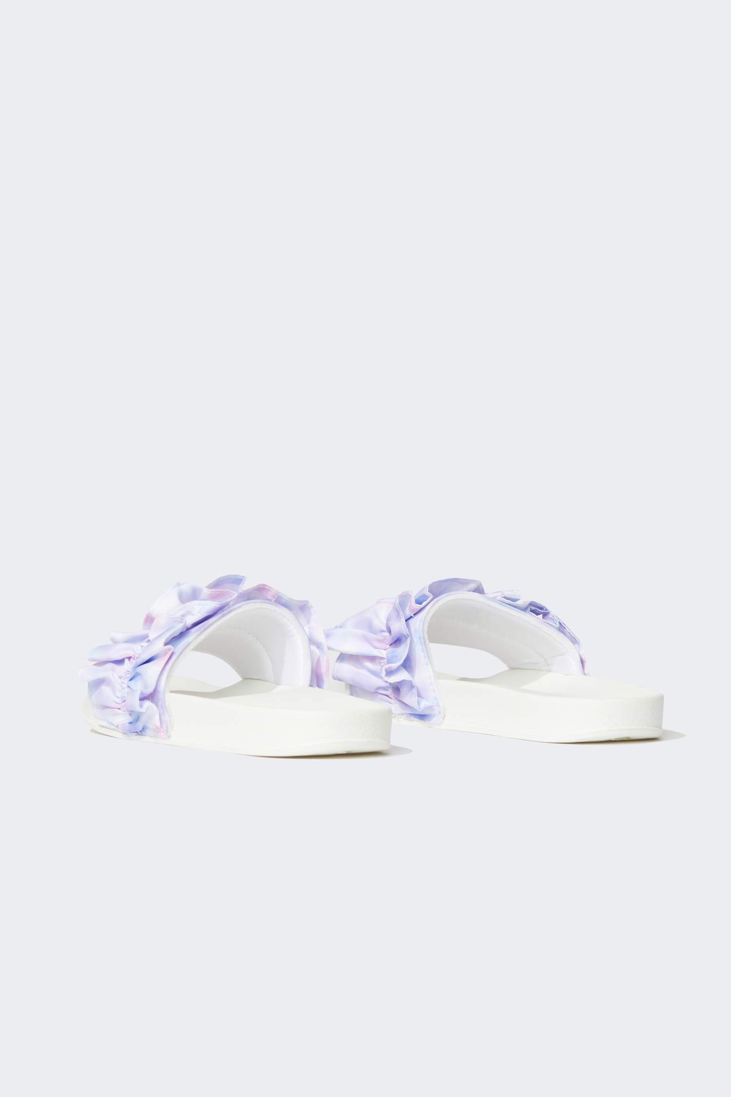 Тапочки с оборками для девочек