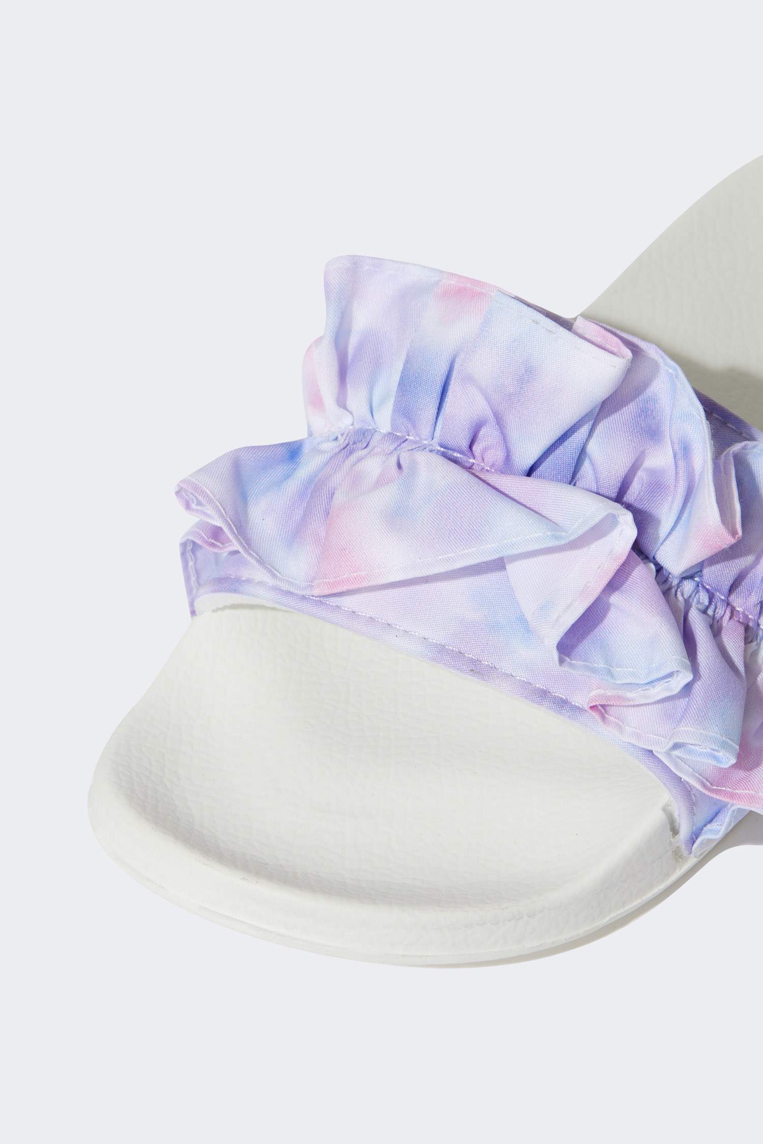 Тапочки с оборками для девочек