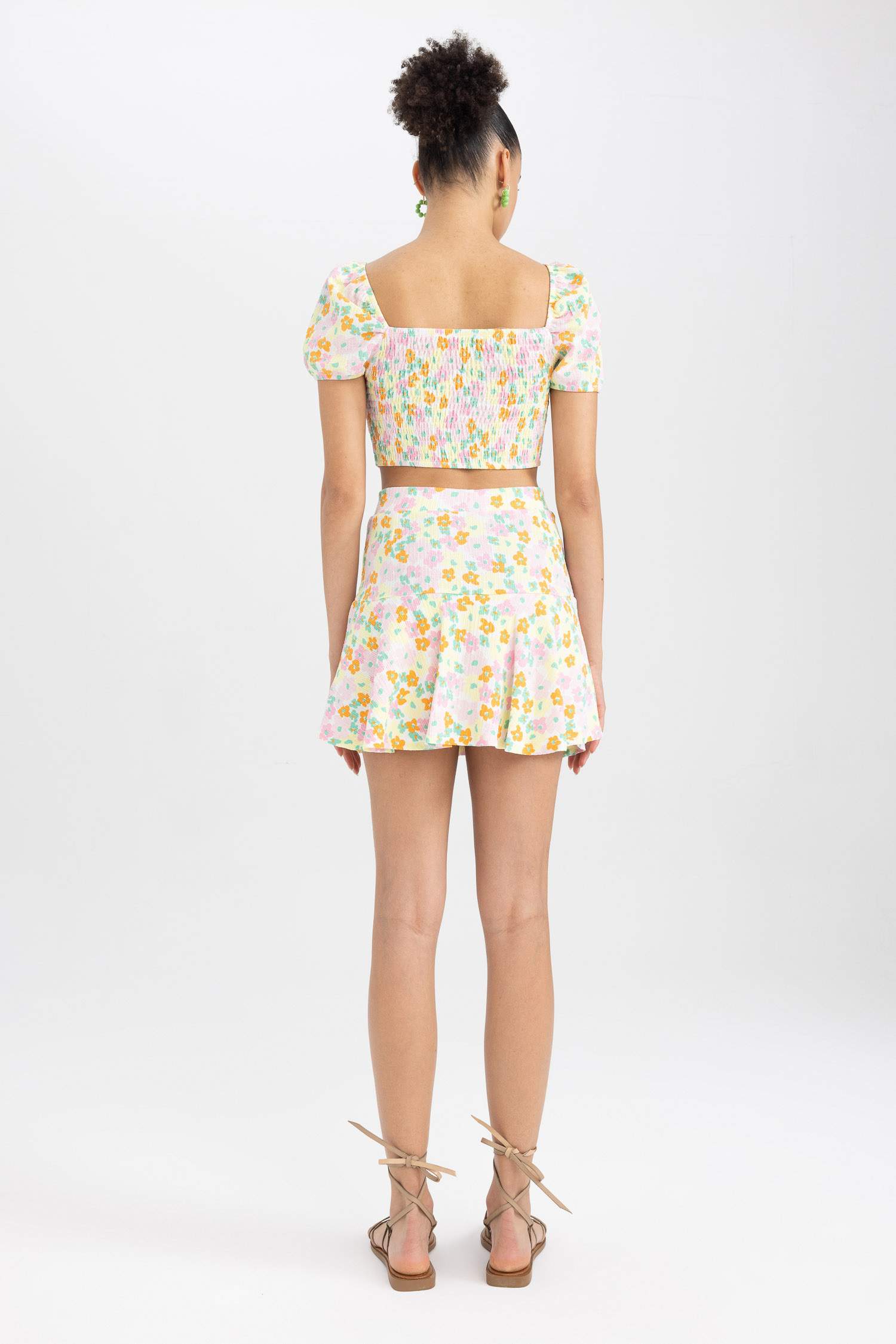 جيبه شورت قصير مطبوع