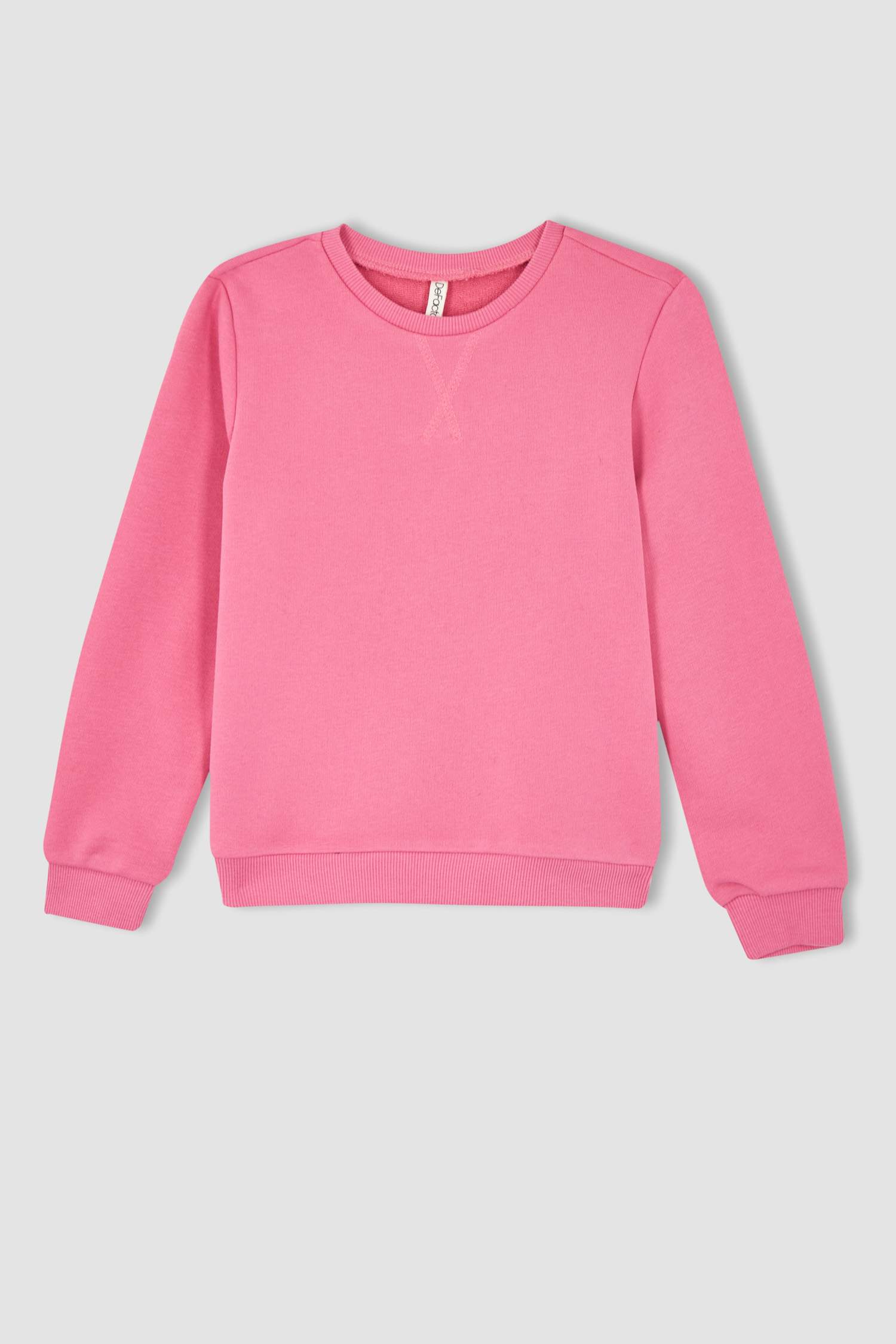Pink GIRLS & TEENS Girls Crew Neck Sweatshirt 2535106 DeFacto