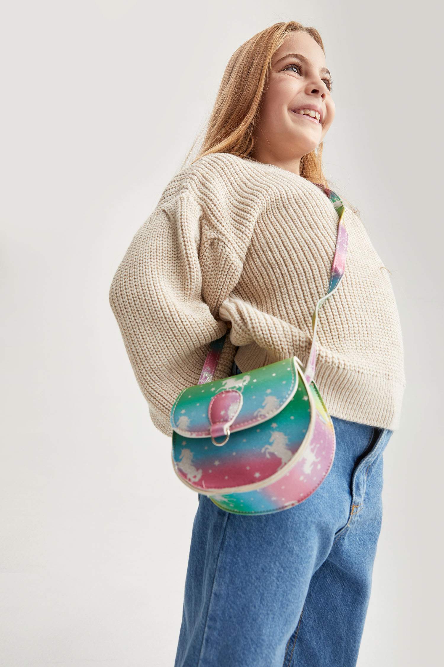 Сумка через плечо из искусственной кожи для девочек