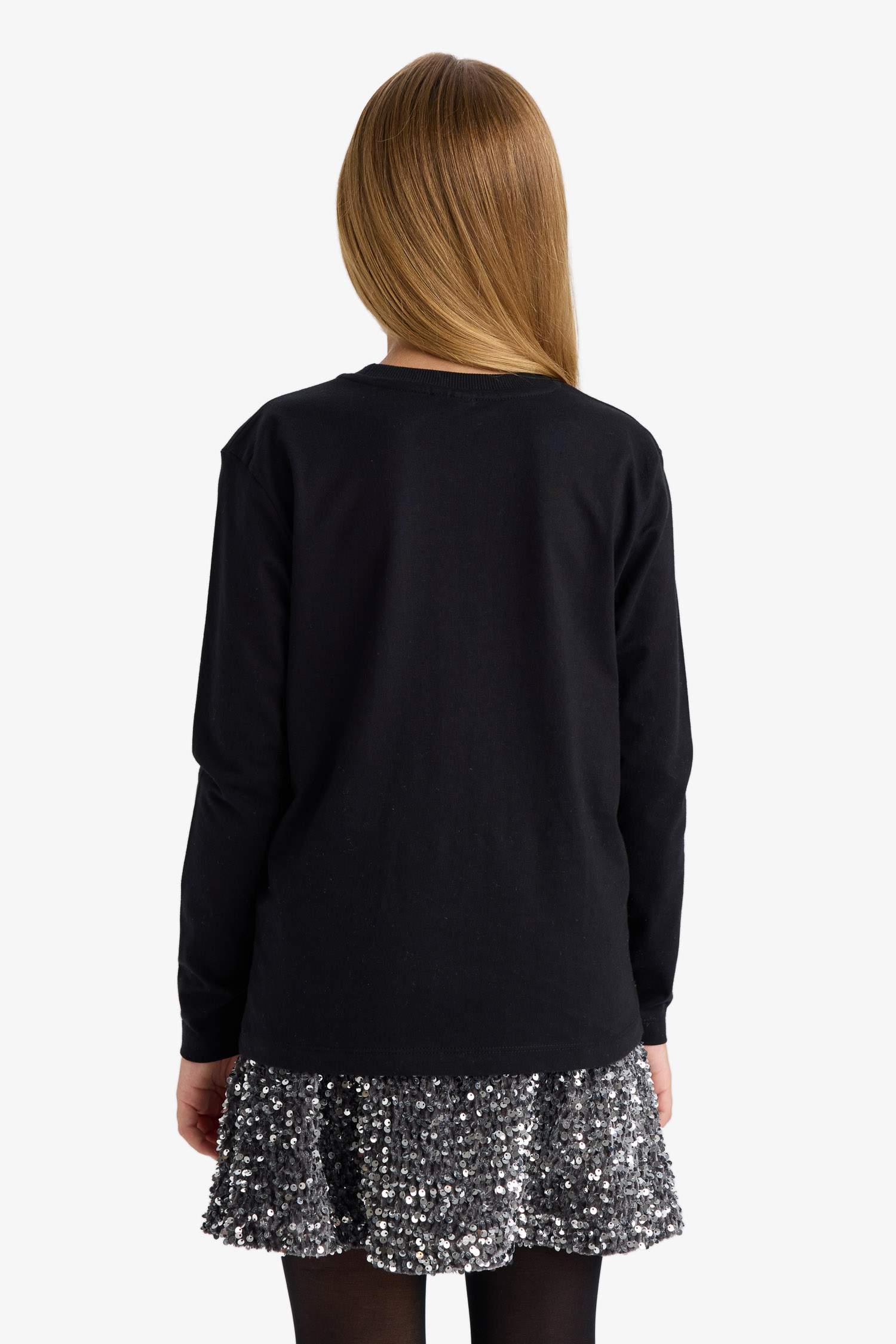 Girl Crew Neck Basic T-Shirt