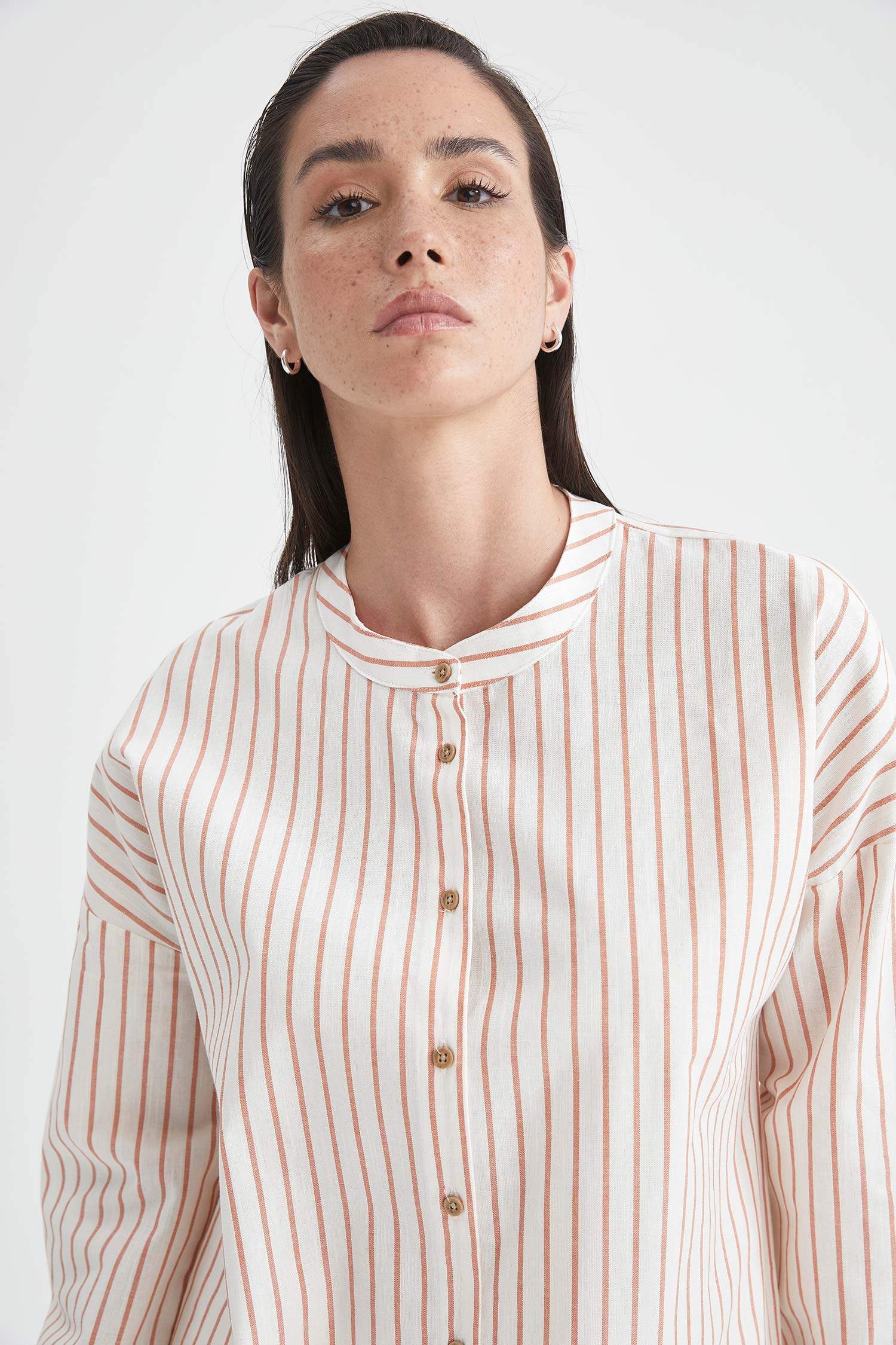 Chemise Randonnée REI Sahara Femme XL - Rayures Violettes - Manches Retroussables