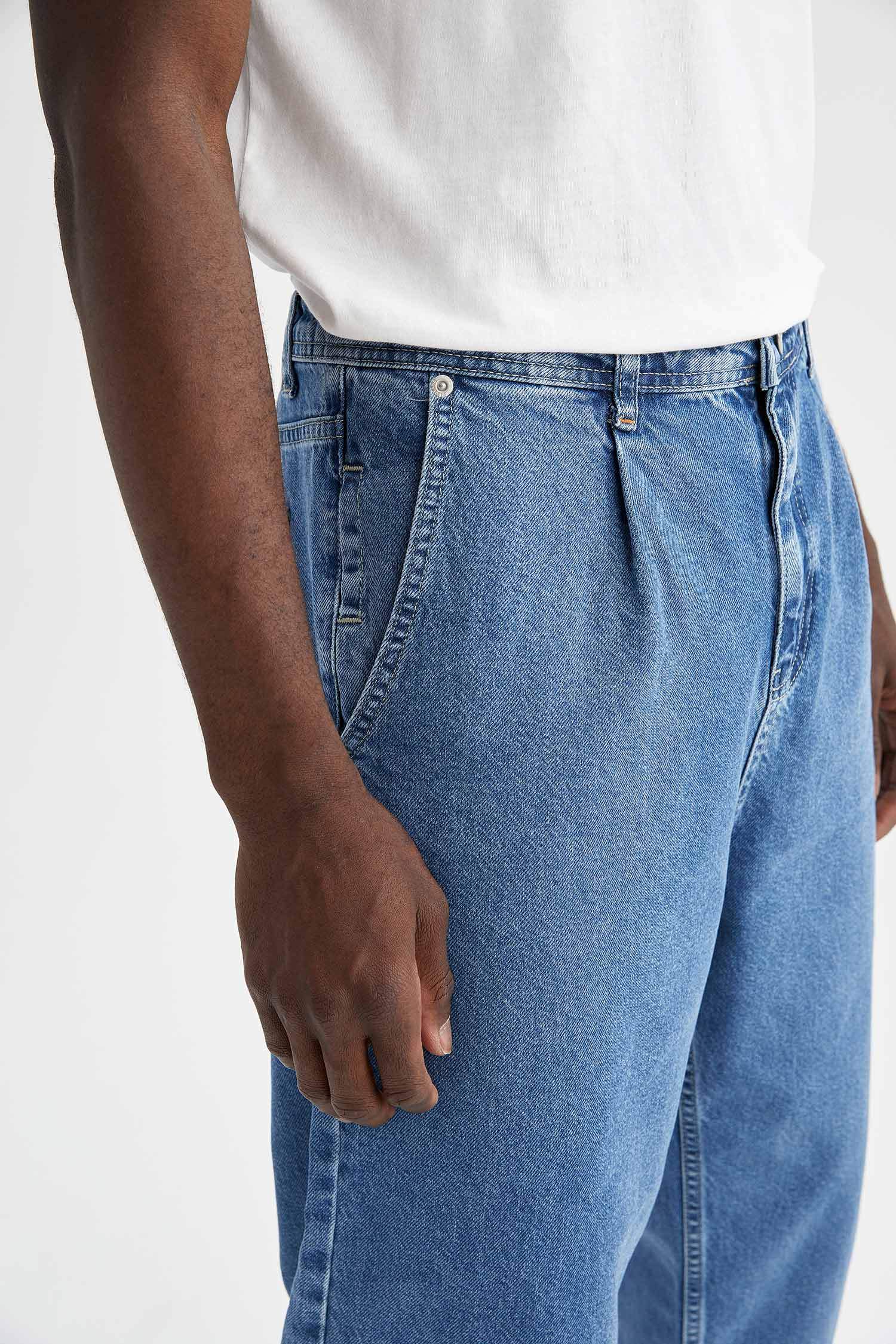 Defacto Balloon Fit Normal Bel Bol Paça Jean Pantolon. 1