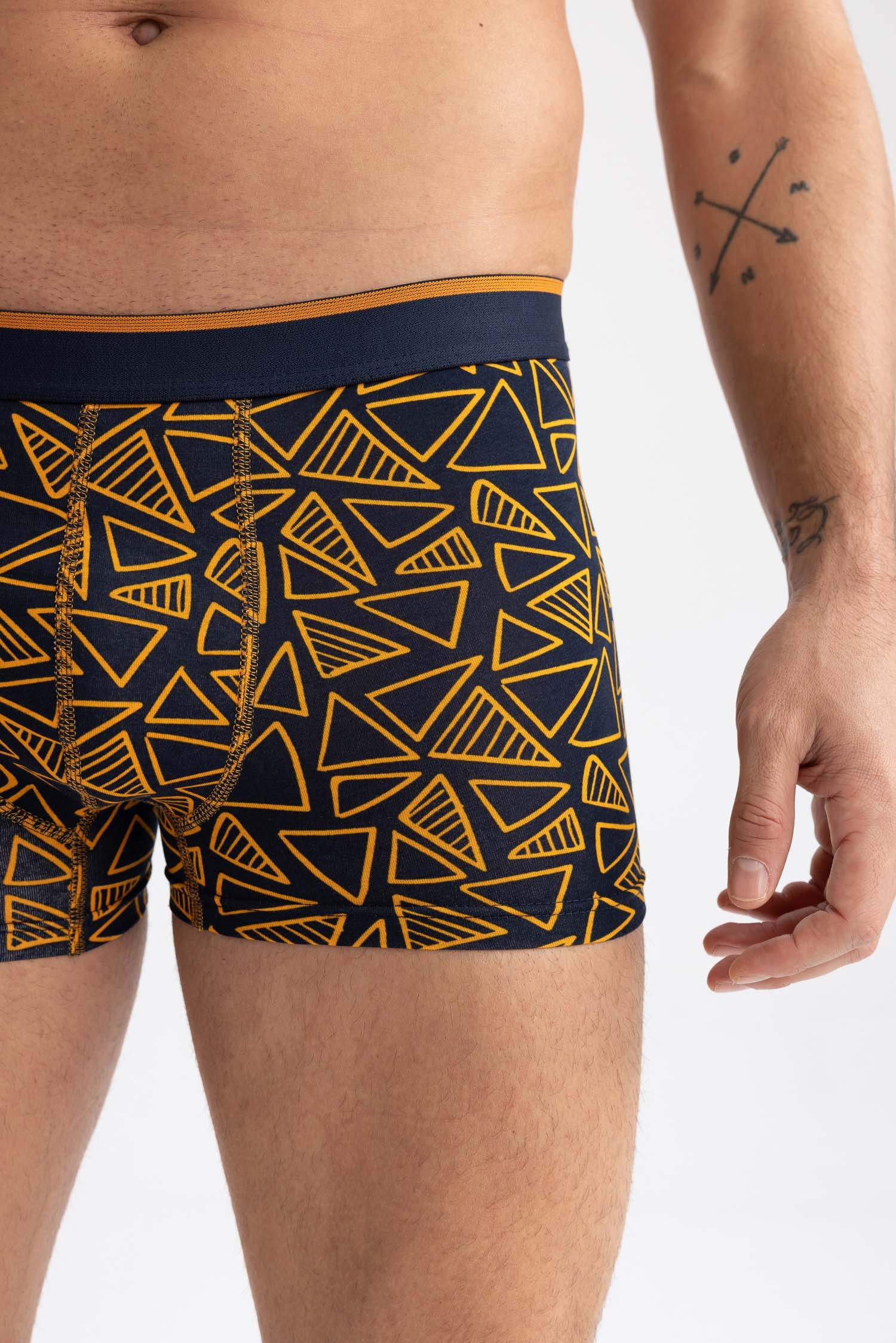 Боксеры стандартного кроя, 5 шт